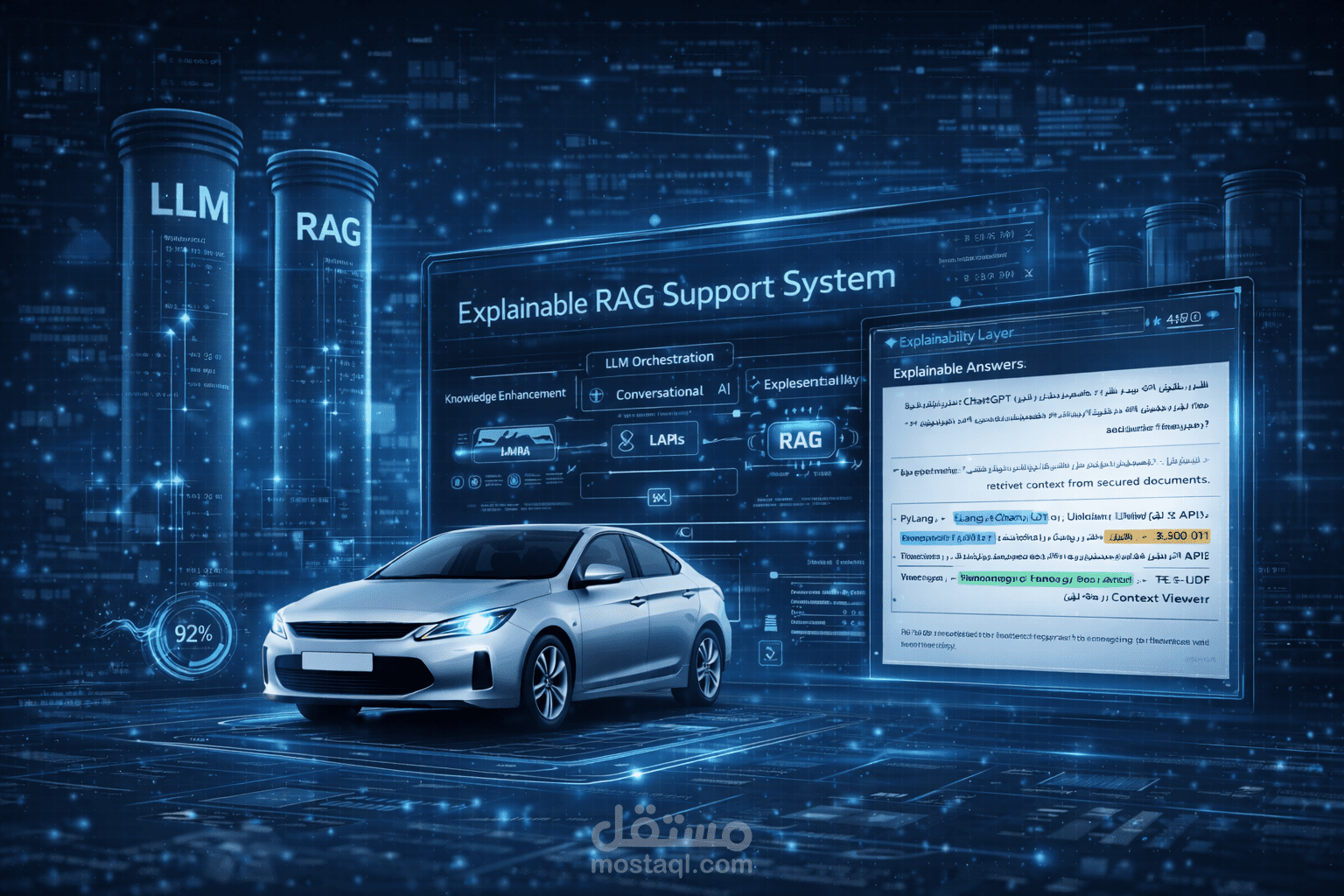 منصة ذكاء اصطناعي تفاعلية قابلة للتخصيص للمواقع والتطبيقات (AI Business Assistant)