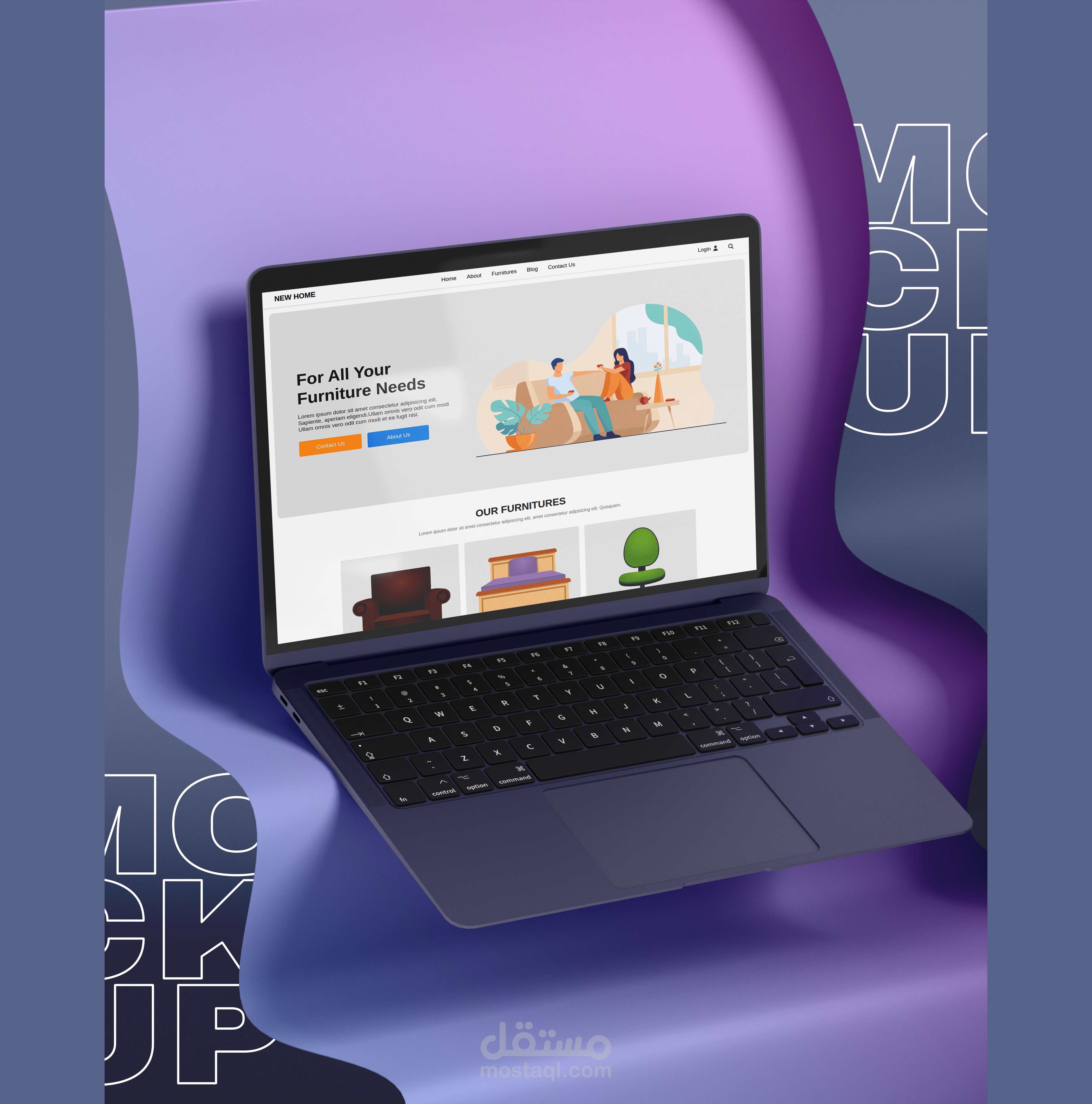 متجر تجارة إلكترونية للأثاث (Furniture E-Commerce)
