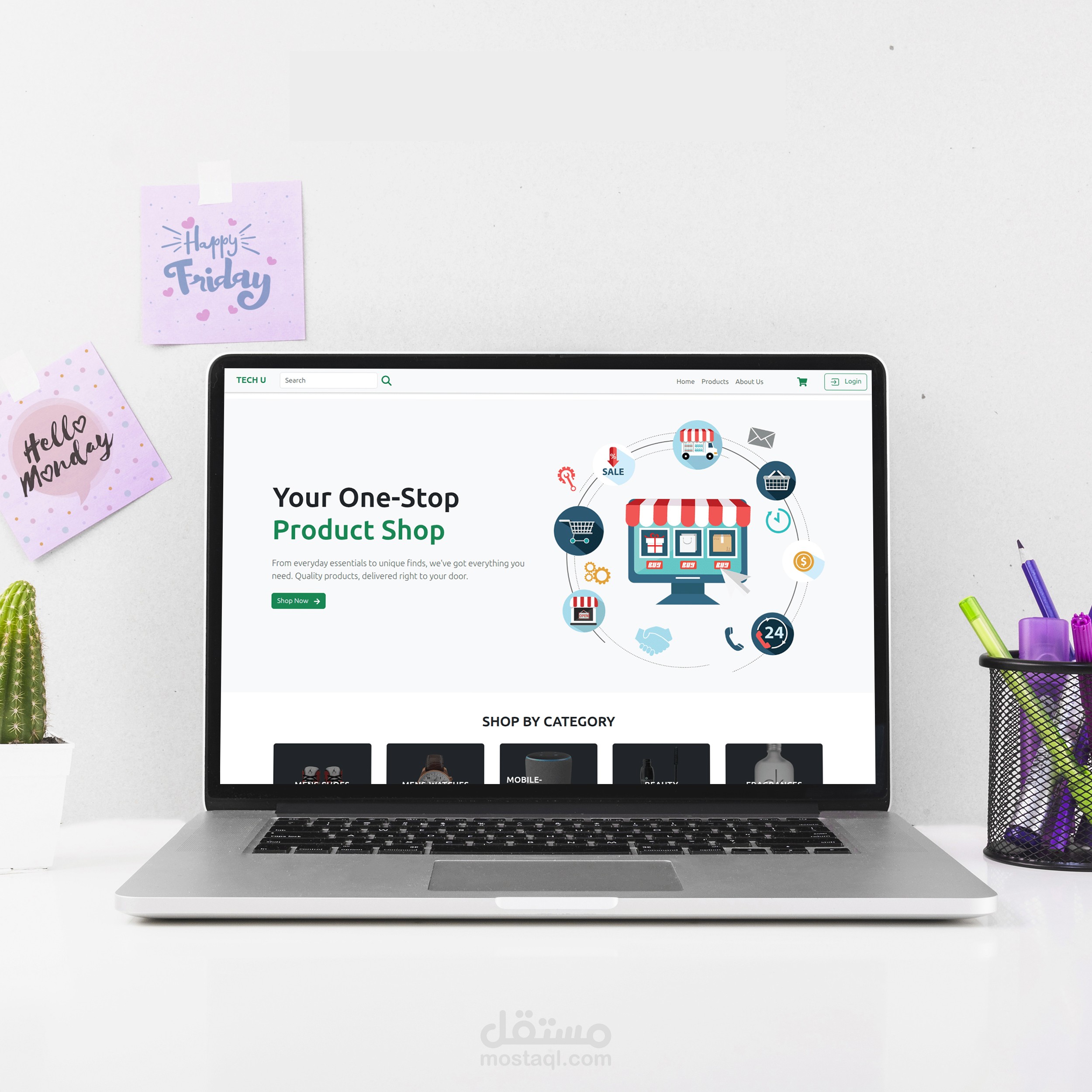 متجر تجارة إلكترونية  ( E-Commerce)