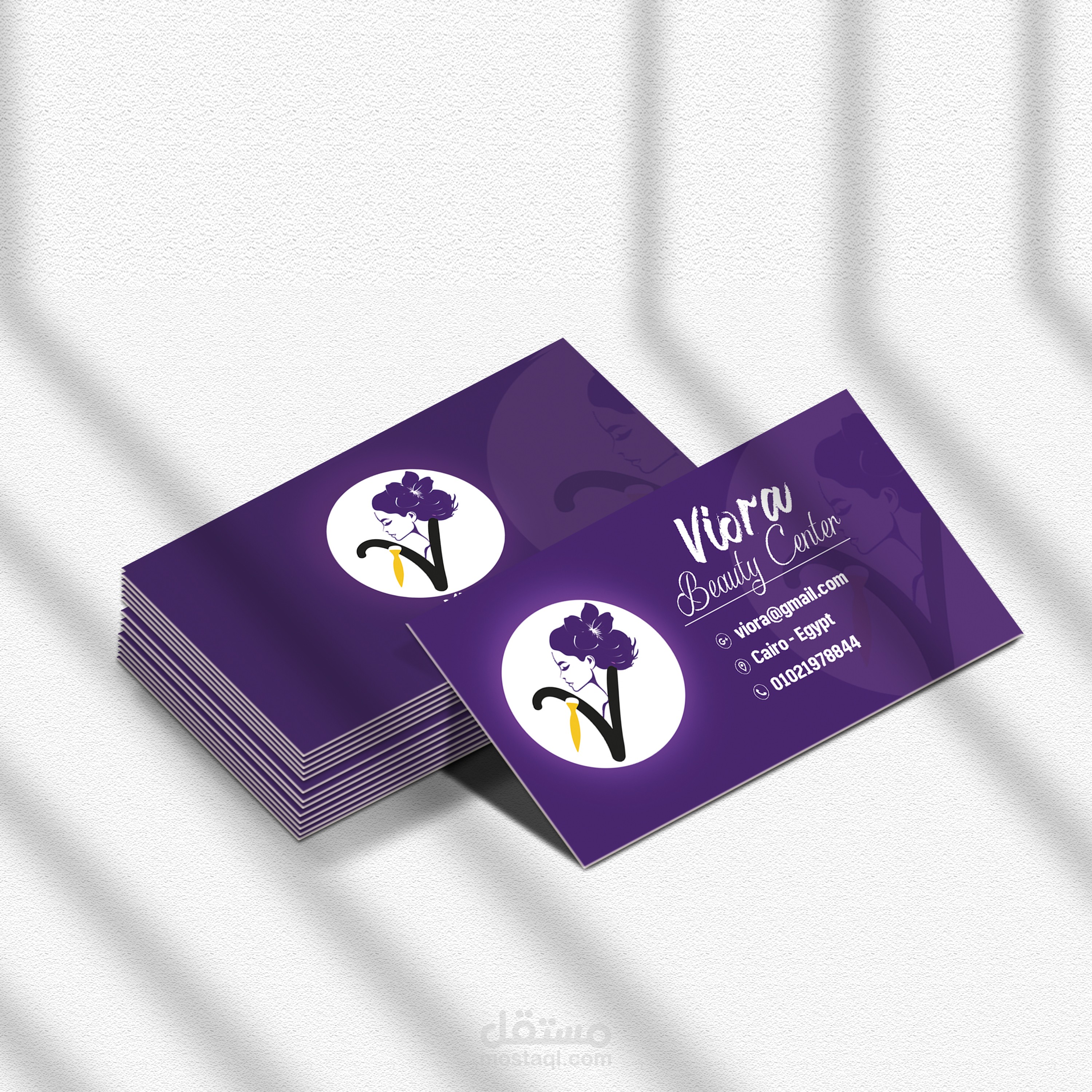 بيزنس كارد Viora Beauty Center