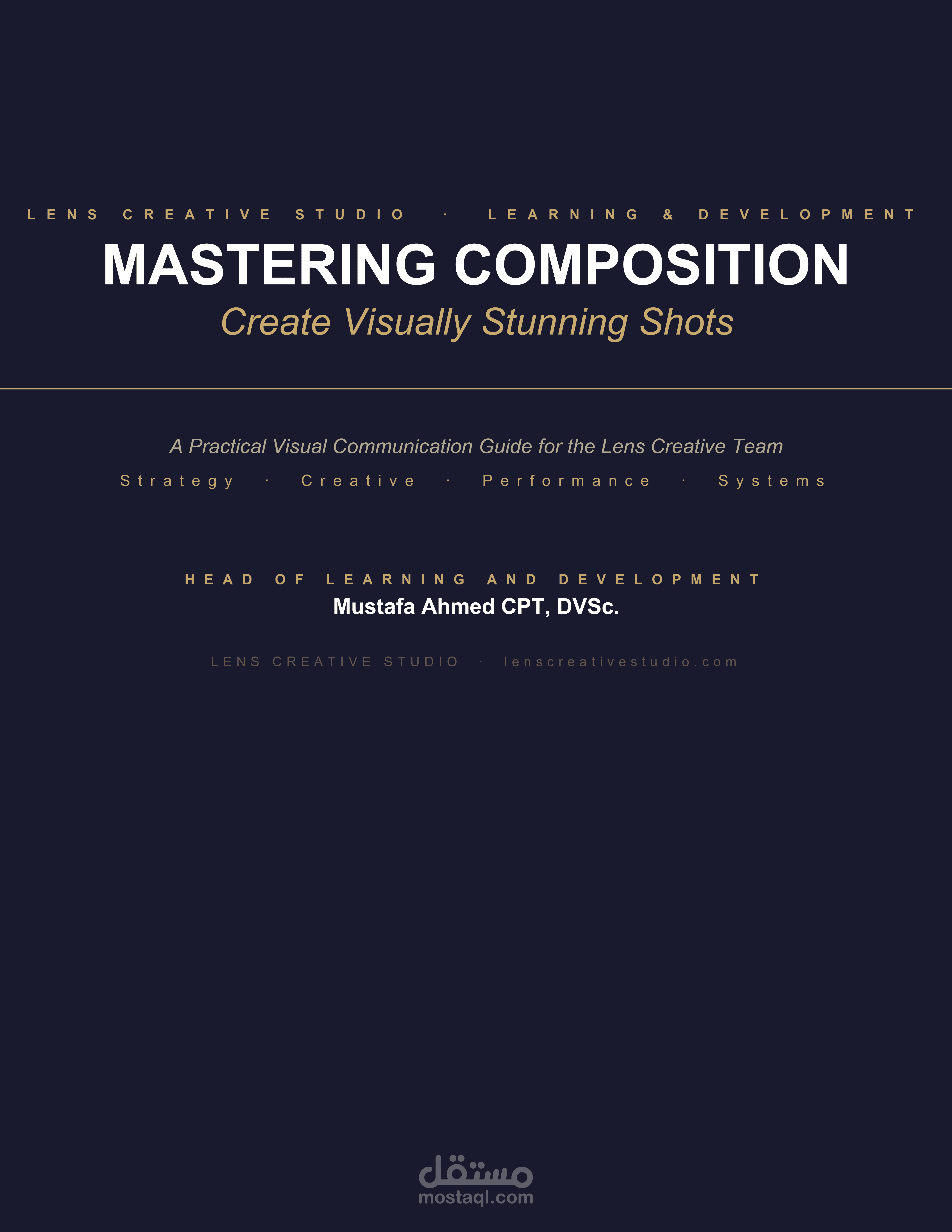 برنامج تدريب وتطوير - A Practical Visual Communication Guide for Creative Team