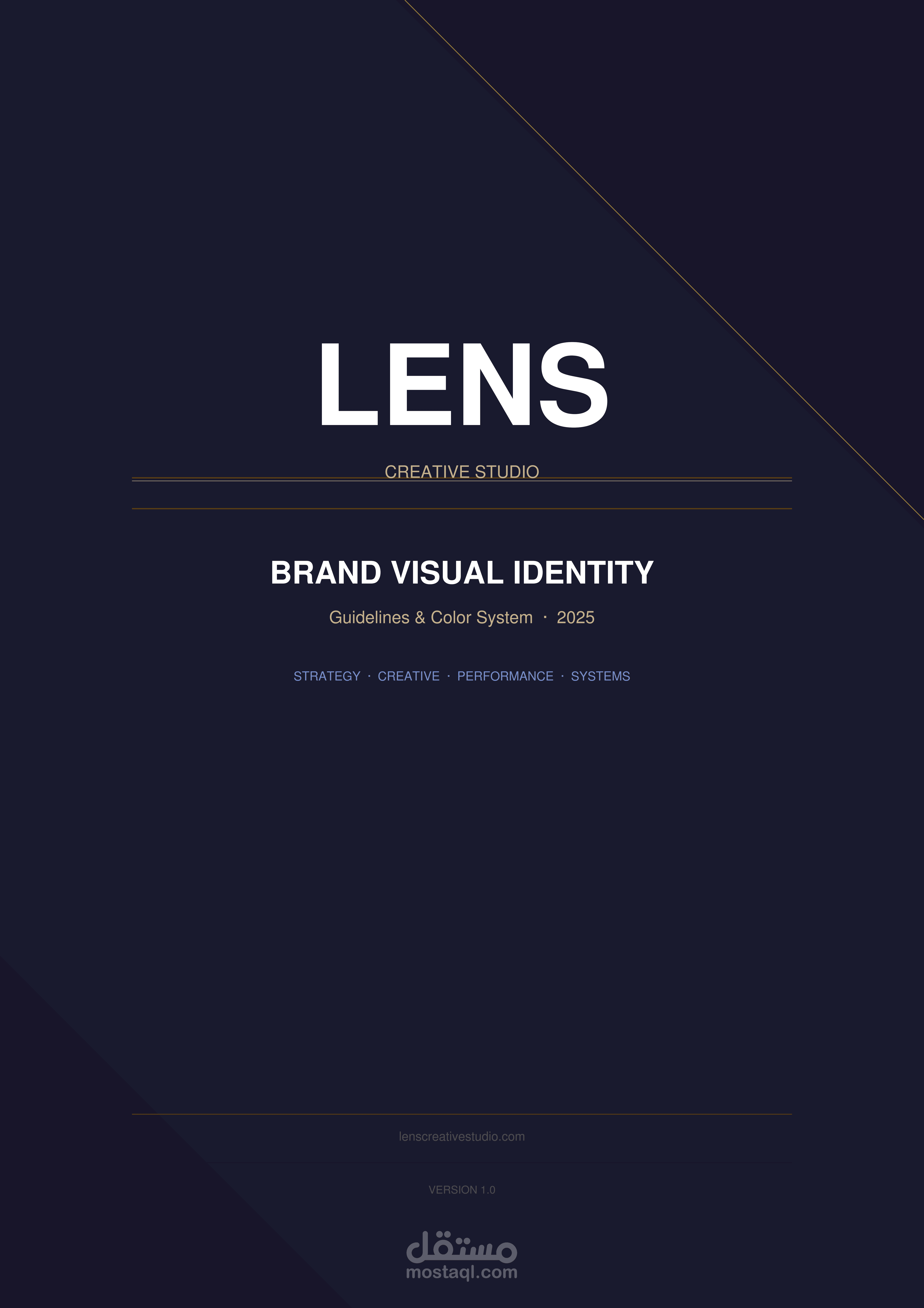 هوية بصرية لشركة تسويق وأعمال ابداعية - Creative Studio