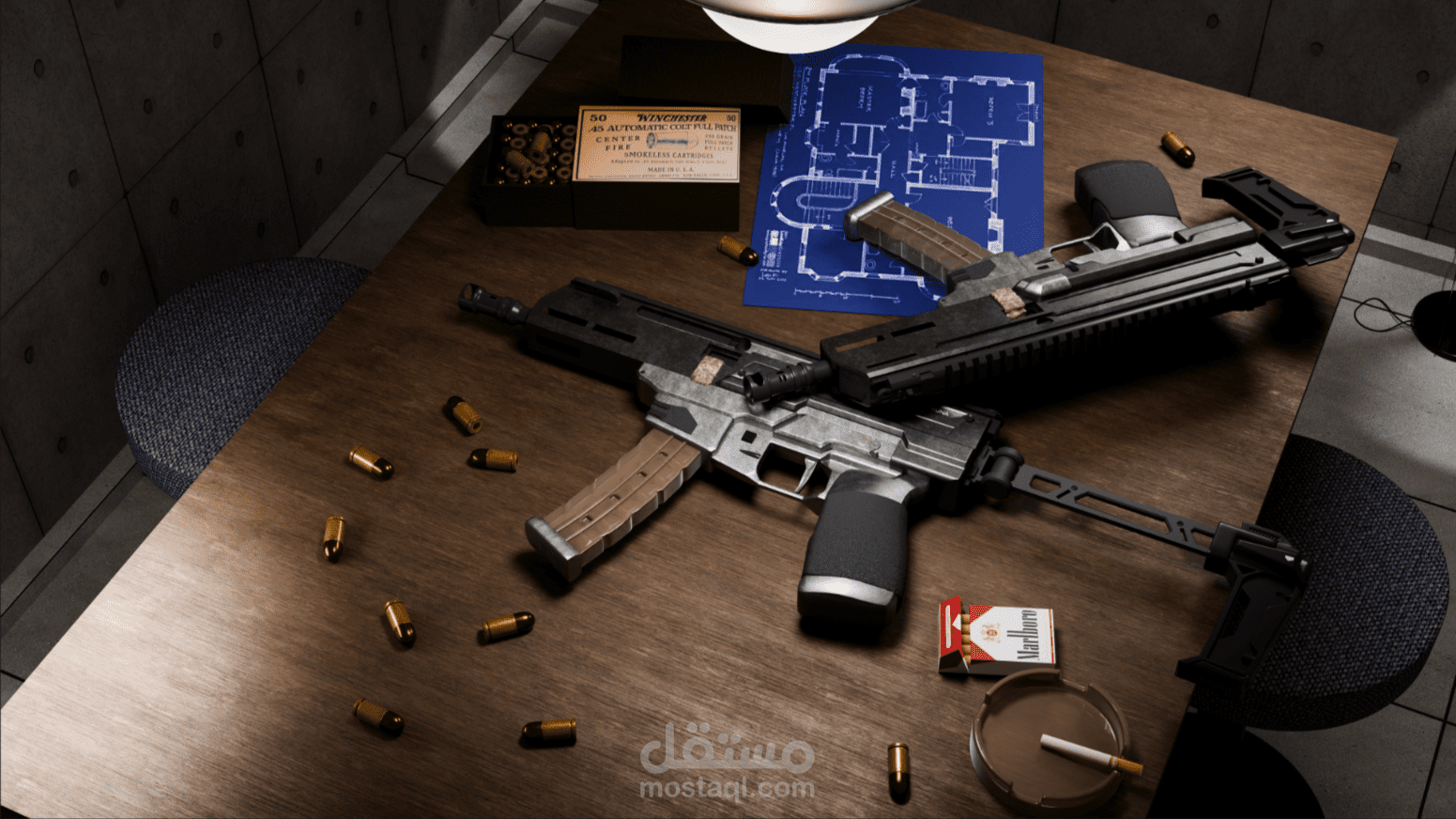 تصميم مشهد تخطيط لمهمه