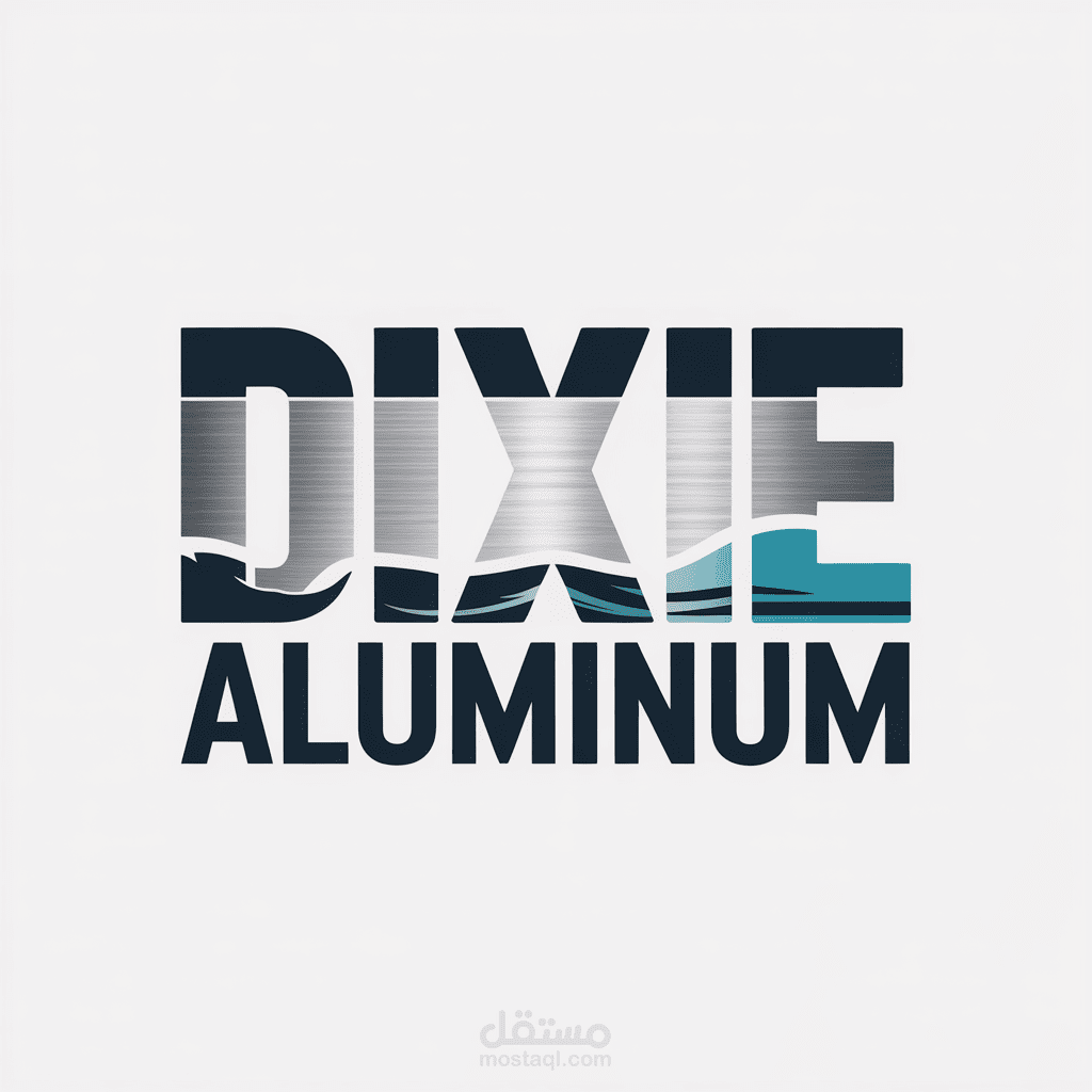 تصميم شعار أيقوني لشركة ألمنيوم