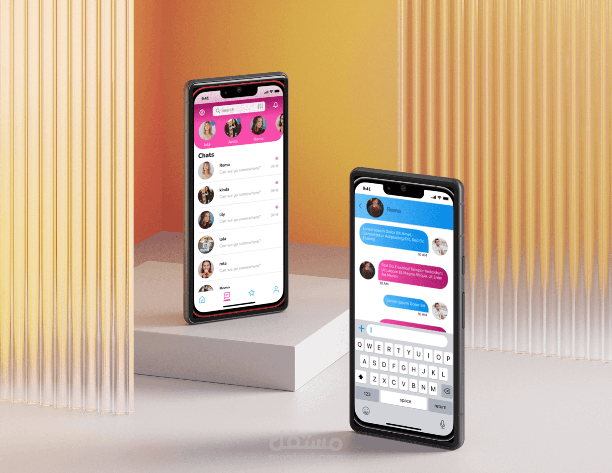 تصميم واجهة مستخدم لتطبيقات الموبايل ui ux