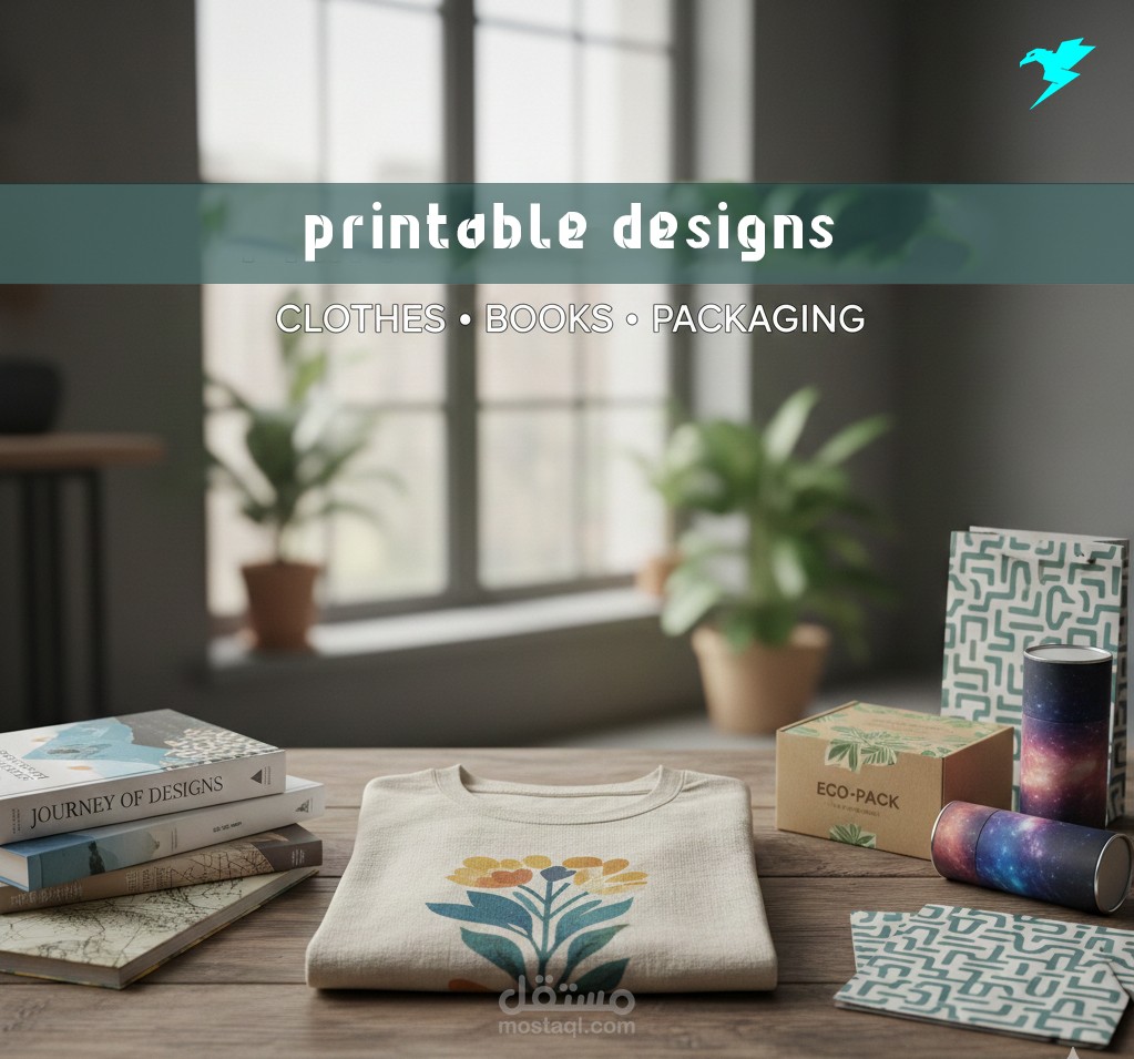 تصاميم المطبوعات (printable designs)