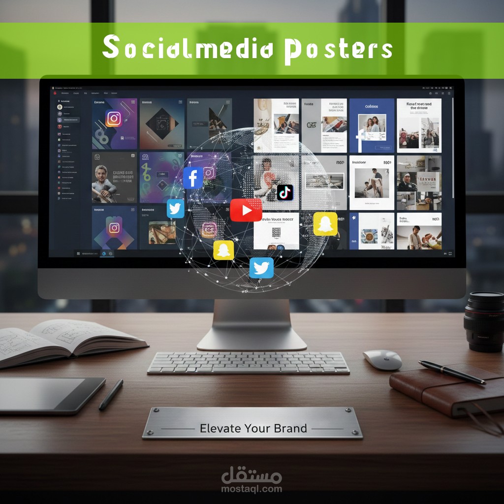 تصميم قوالب بوسترات (social media posters)