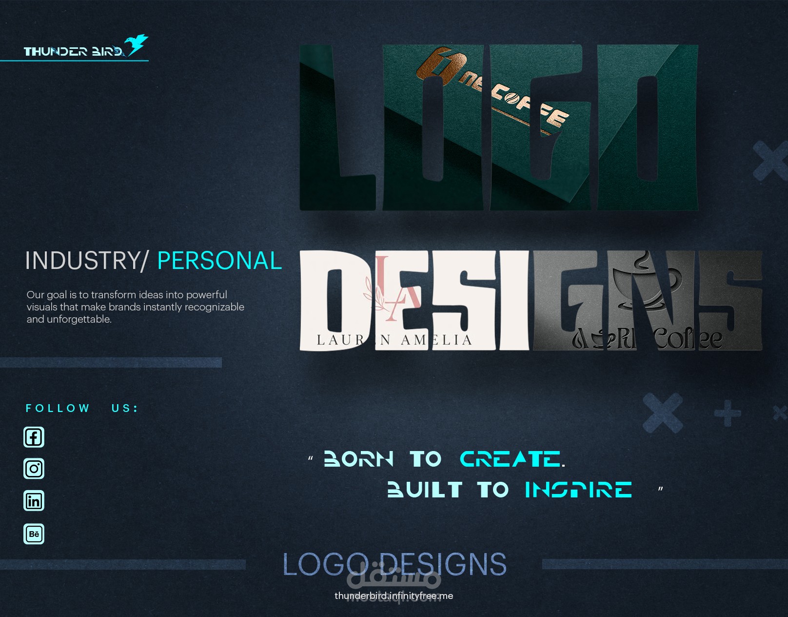 الشعارات والهوية البصرية (Logos & Brand Identity)