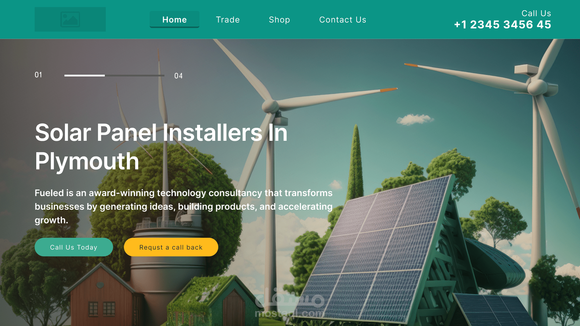 Solar panel website