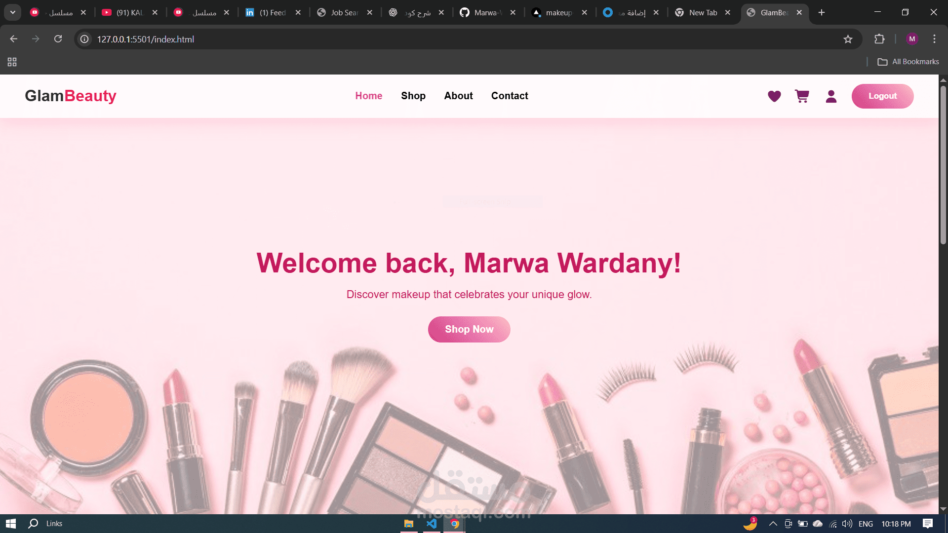Makeup-Website