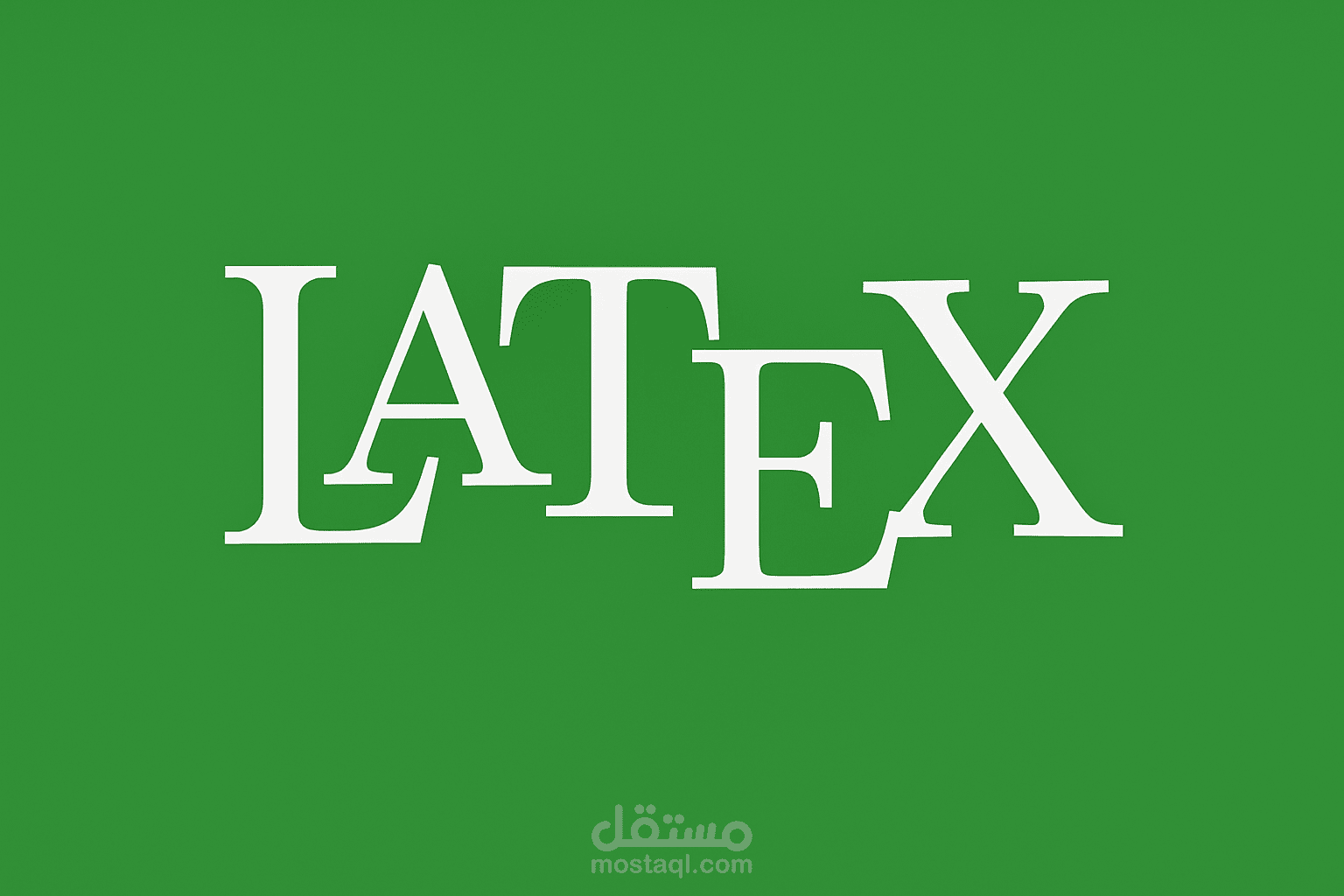ورقة بحثية أكاديمية معدّة باستخدام LaTeX