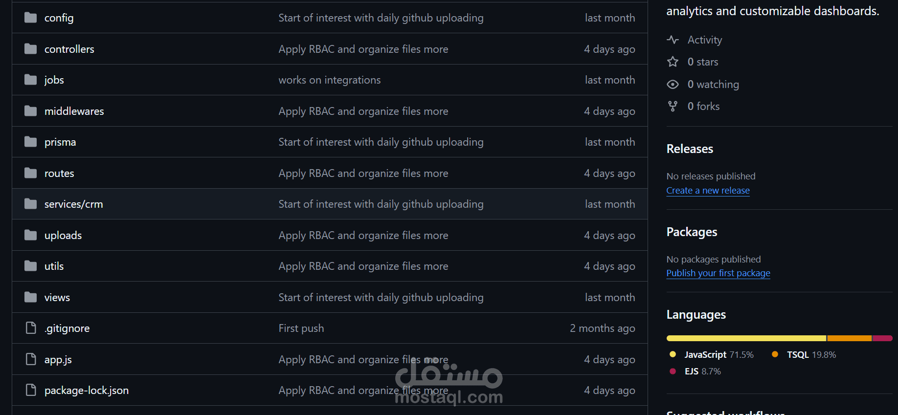 SaaS Dashboard