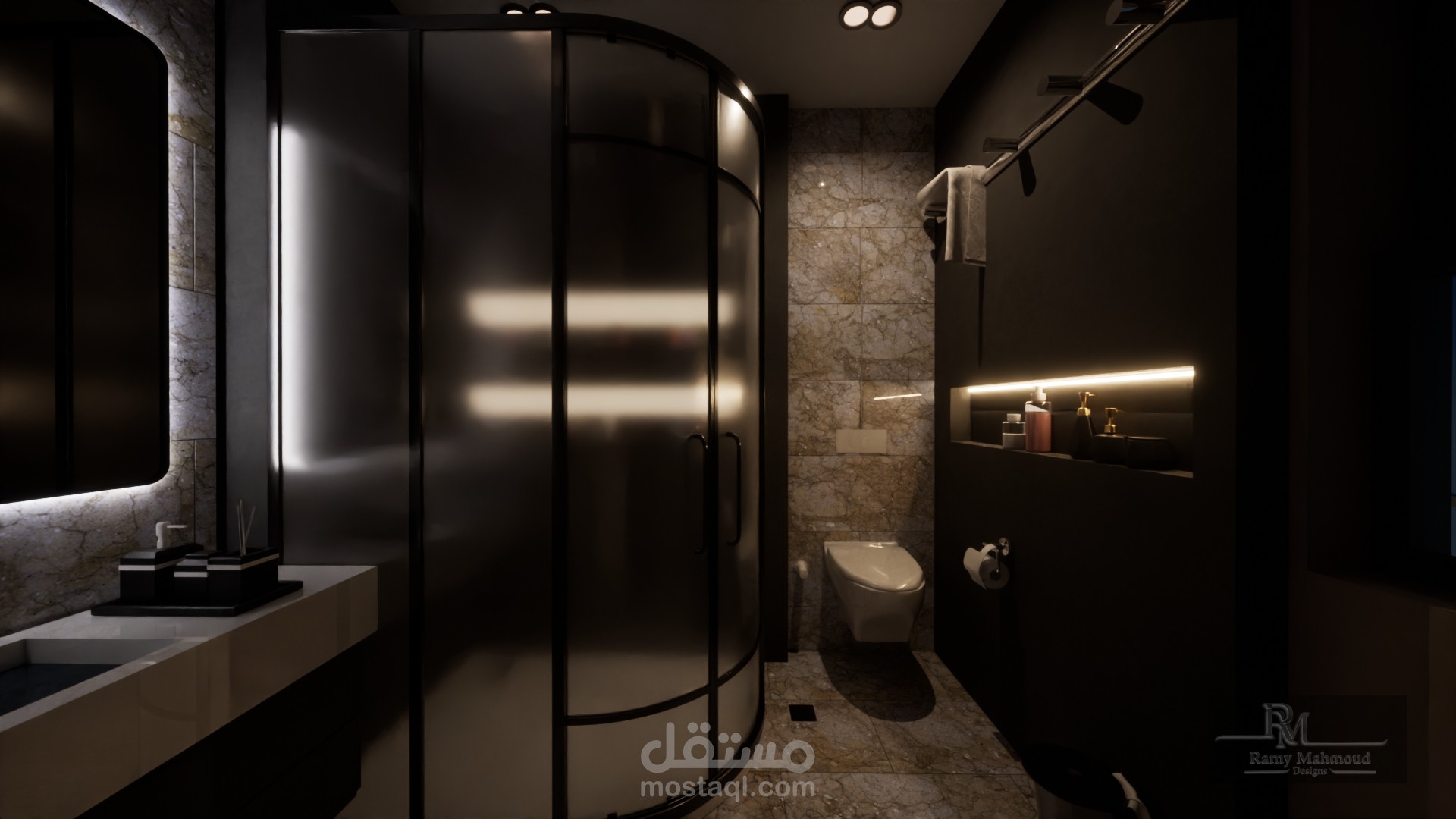 modern design for a bathroom
