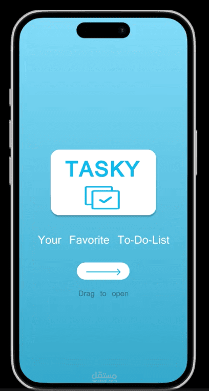 UI of a To do list