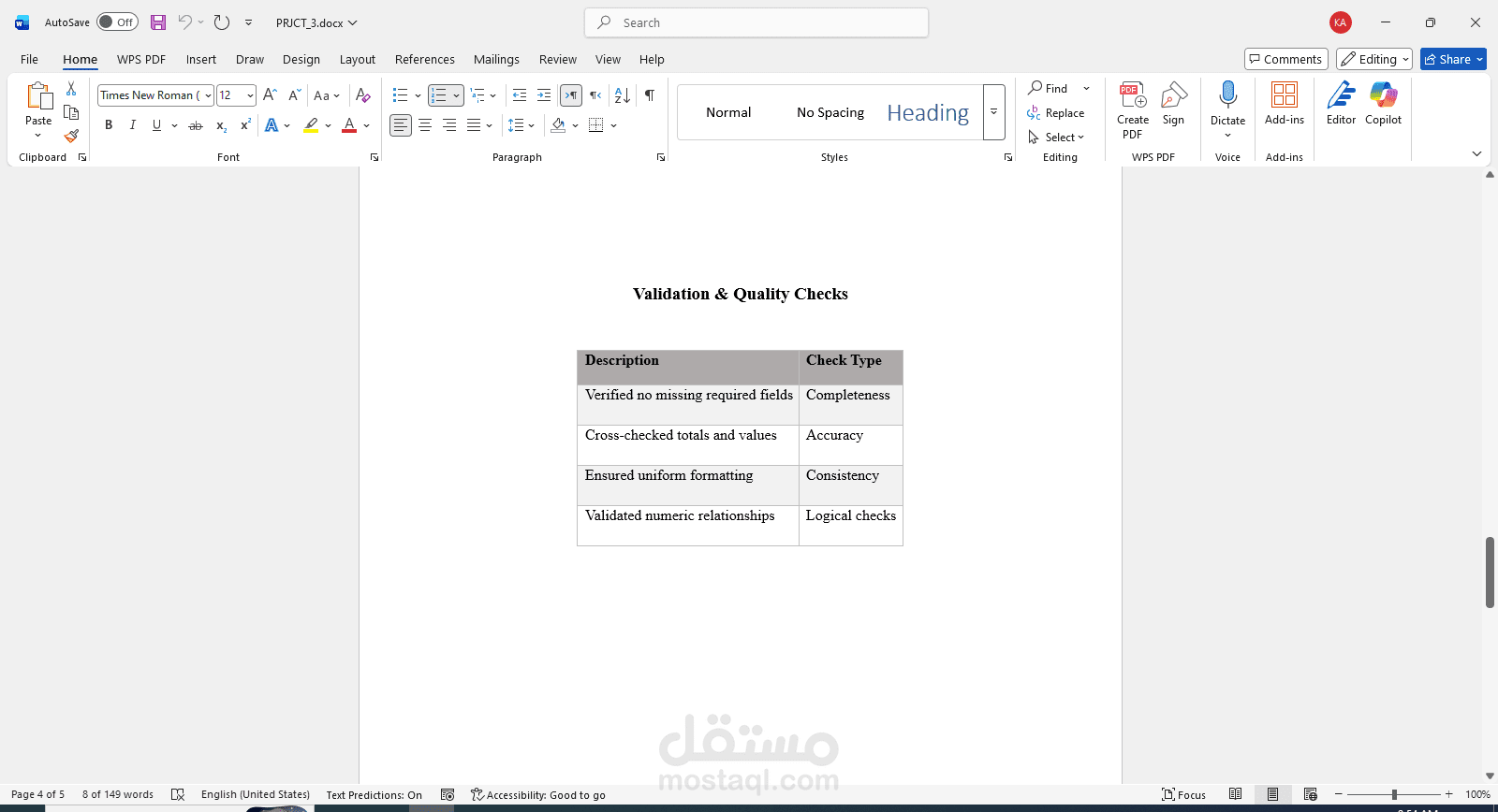 Manual Data Entry & Validation – Excel Mini Project.