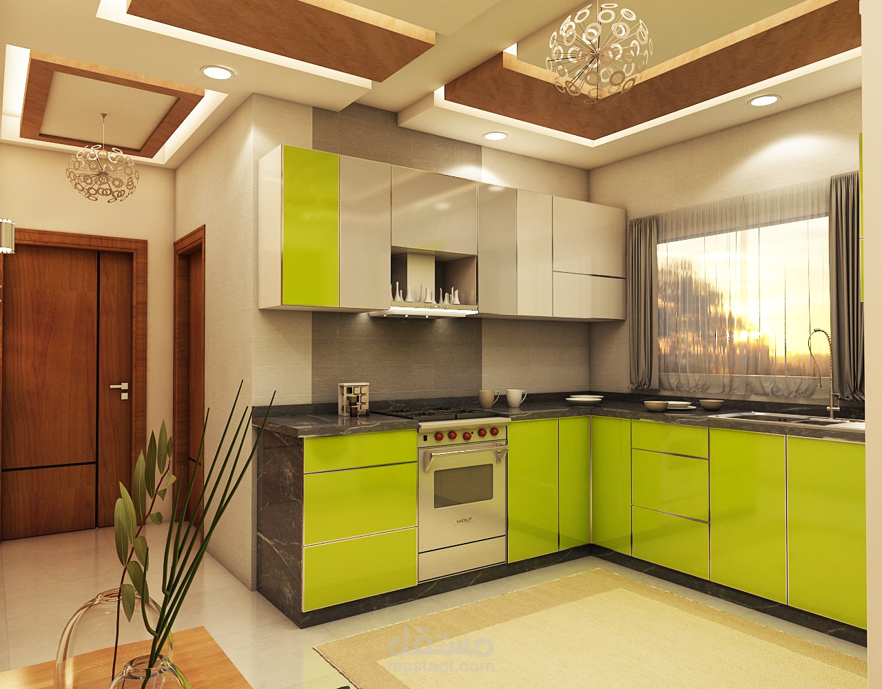 مطبخ المنيوم