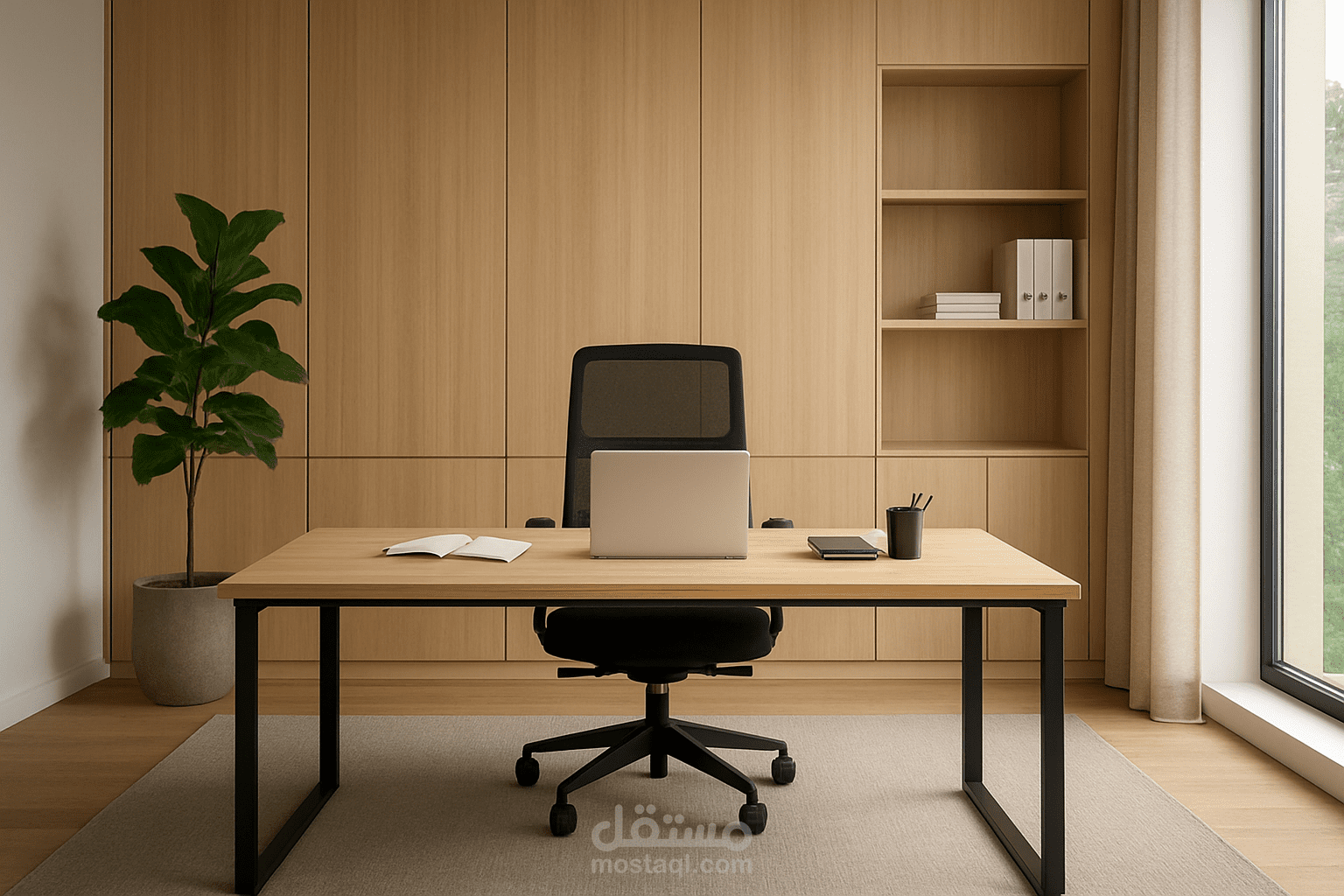 تصميم مكتب اداري انيق