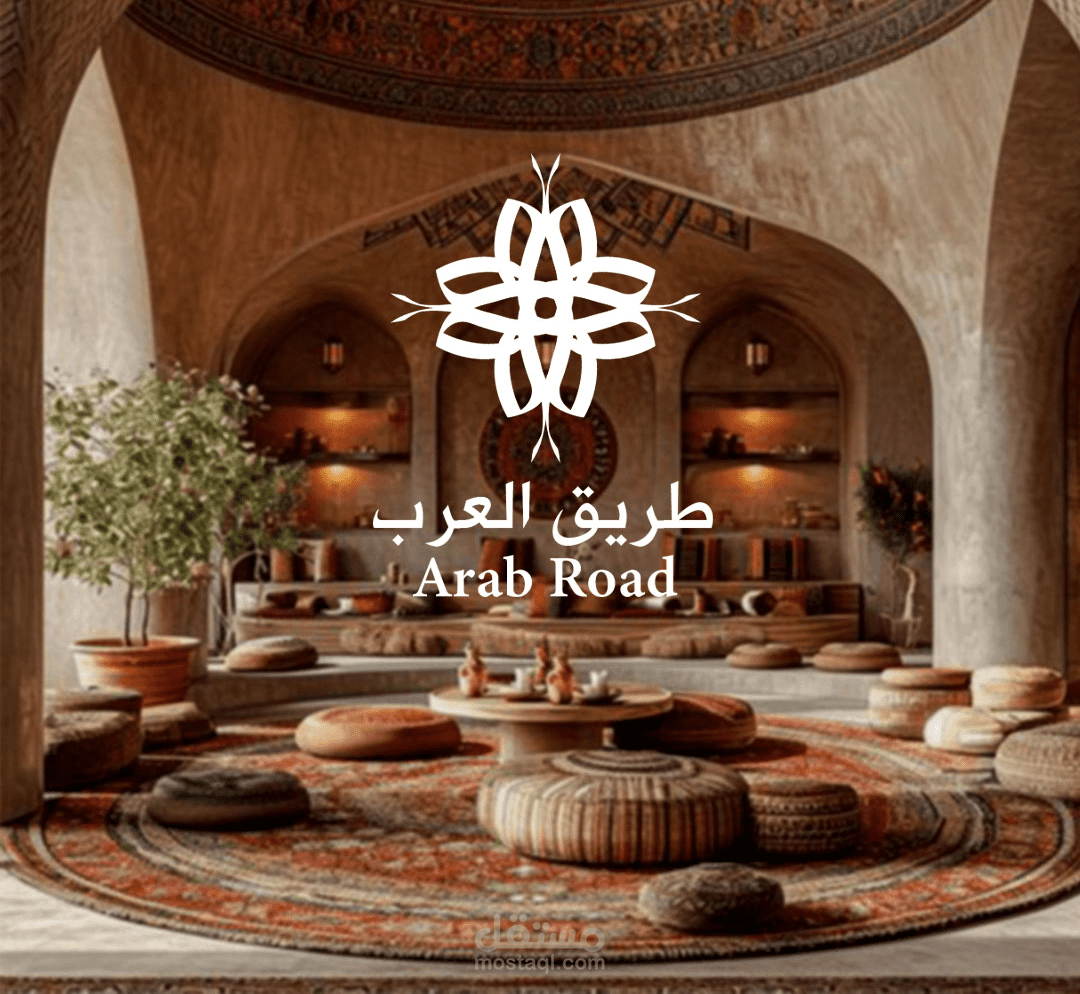 هوية بصرية لفندق طريق العرب