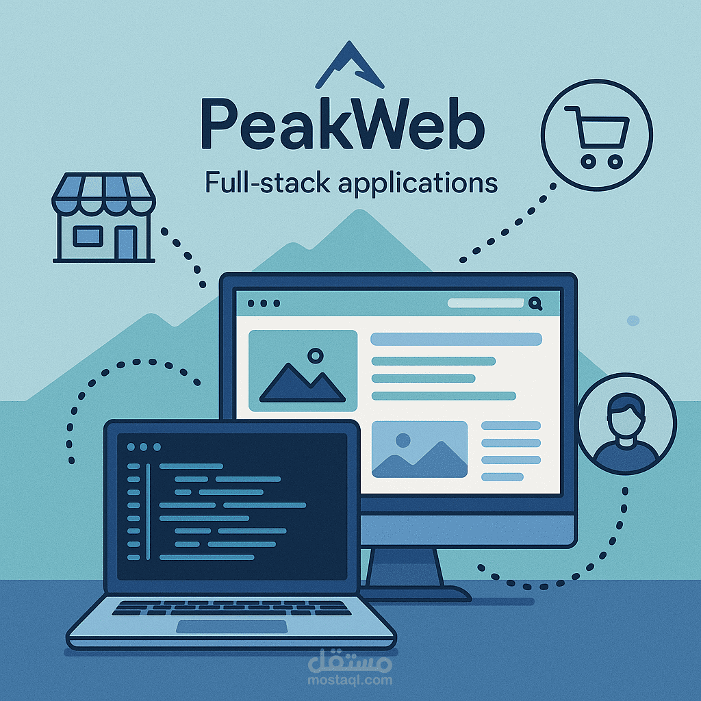 Peak Web Agency - وكالة تطوير المواقع والتطبيقات الرقمية.