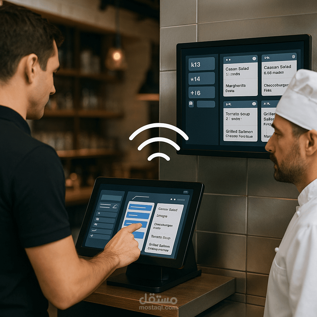 ️ KitchSync - منصة سحابية ذكية لإدارة طلبات المطاعم