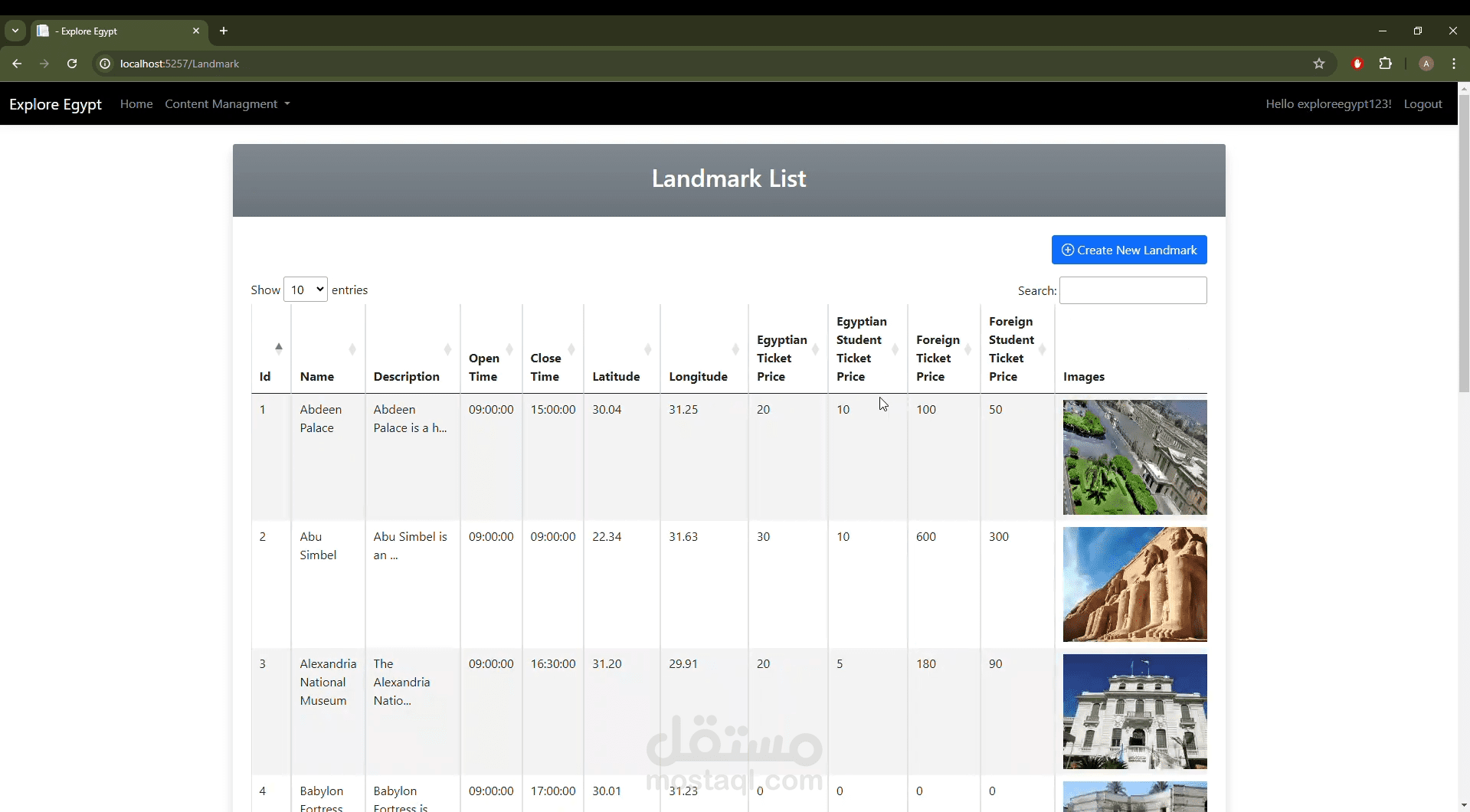 Explore Egypt – AI-powered Tourism App