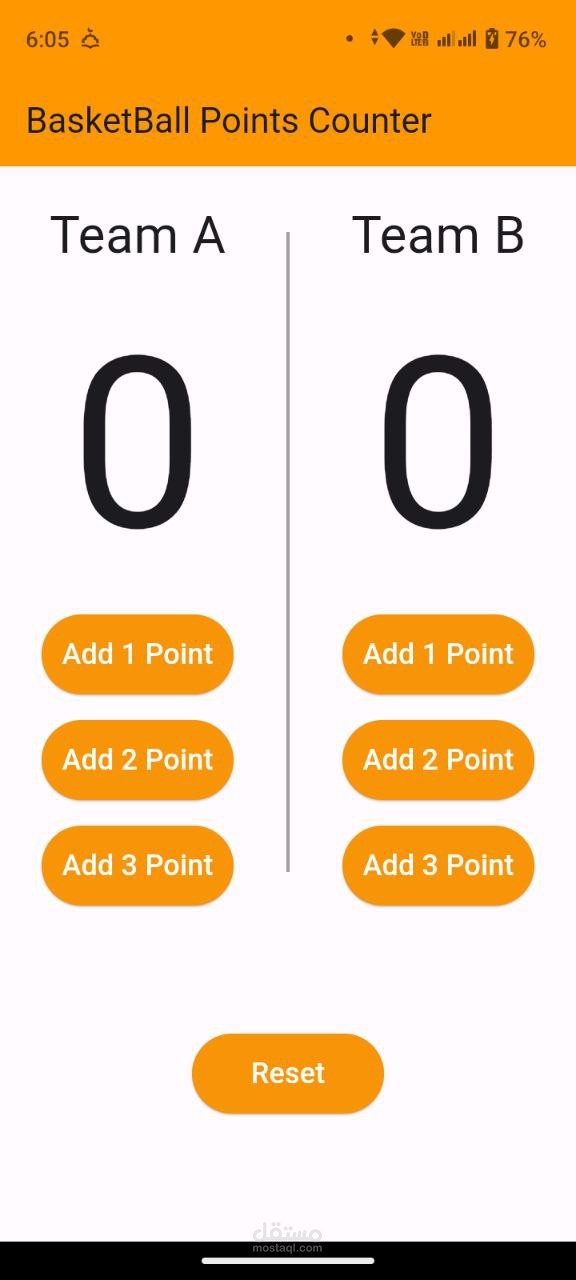 Basketball Counter App