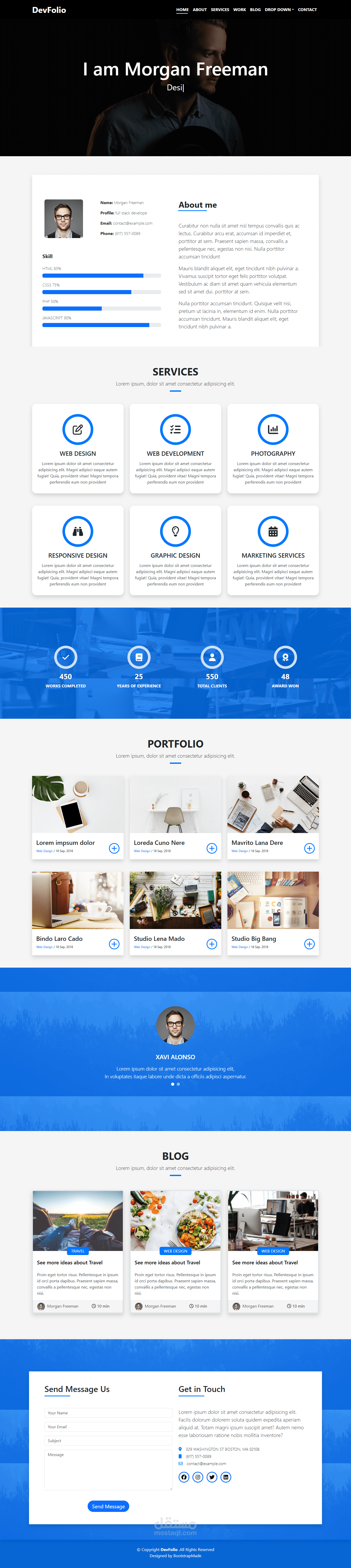 DevFolio-Template