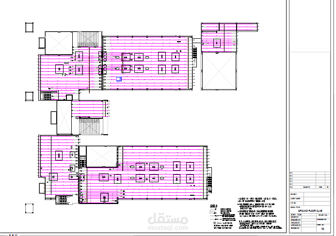 dubai school post tension design