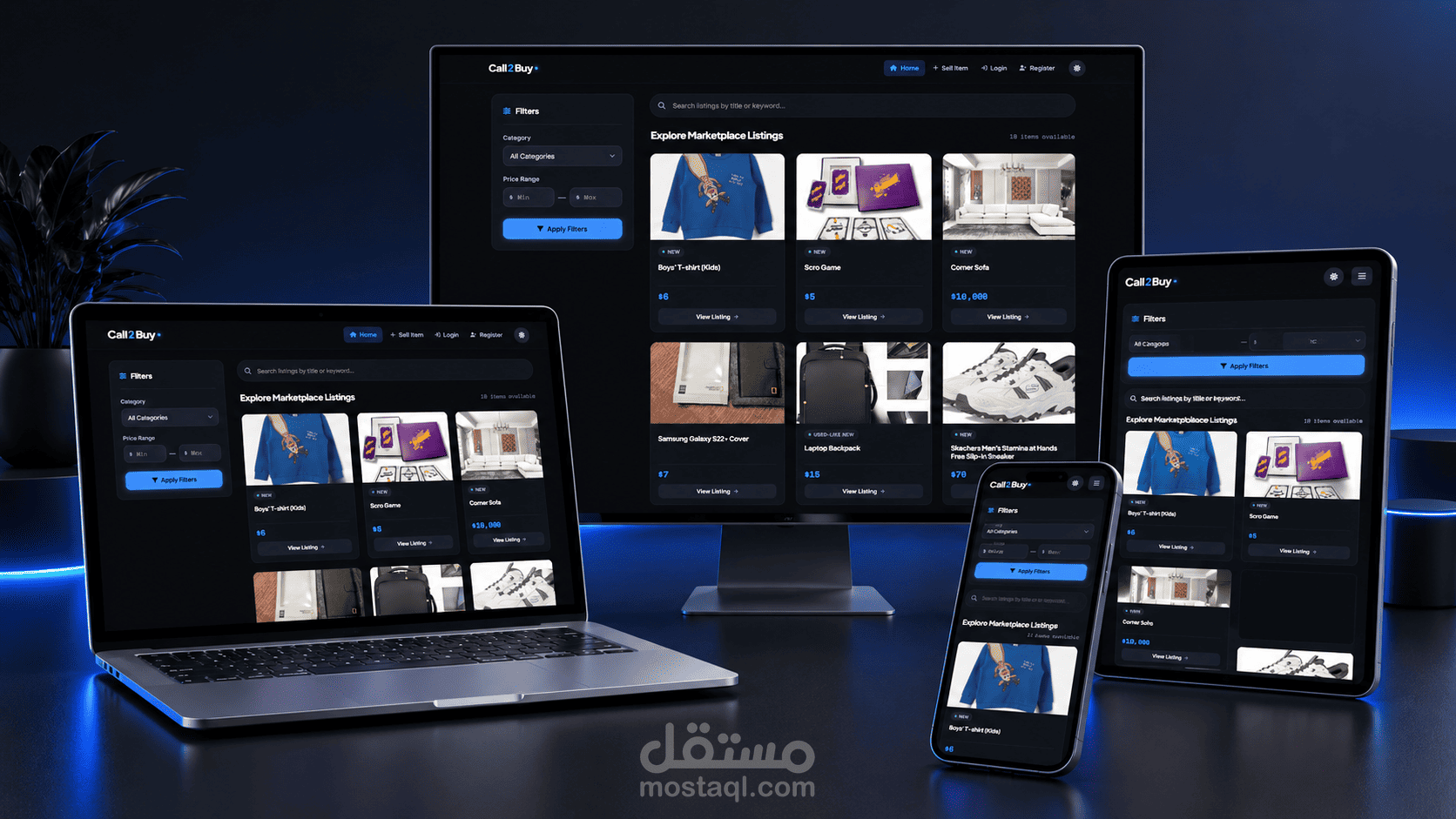 Online Marketplace (Full-Stack Web Application)