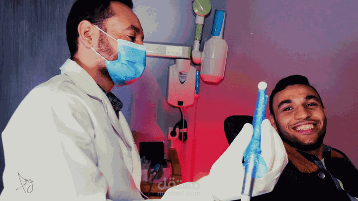 عيادة الأسنان ترحب بكم _ العيادة مع هيثم _ حقنه البنج