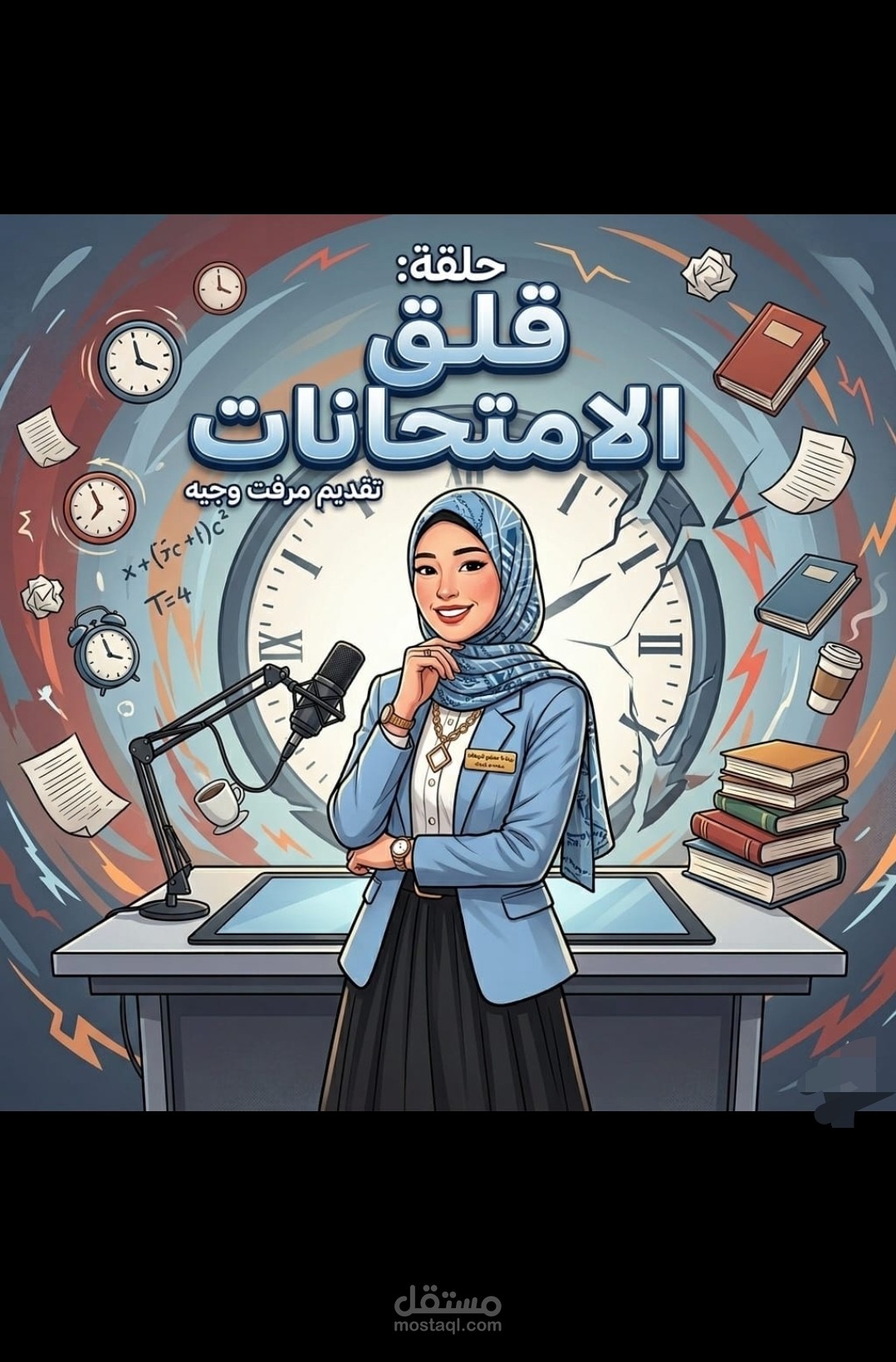 حلقة بودكاست عن قلق الامتحانات