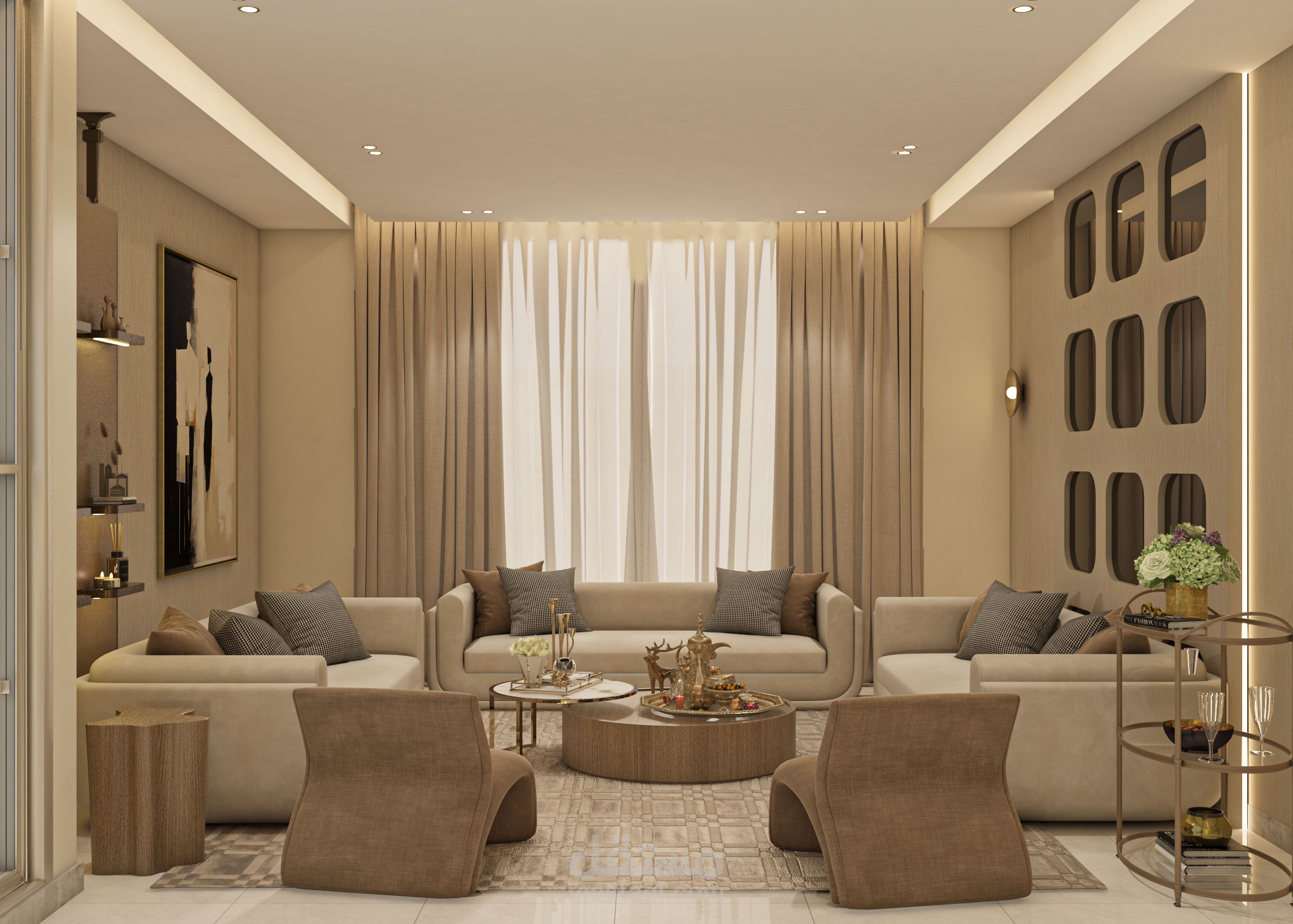 تصميم  داخلي مجالس