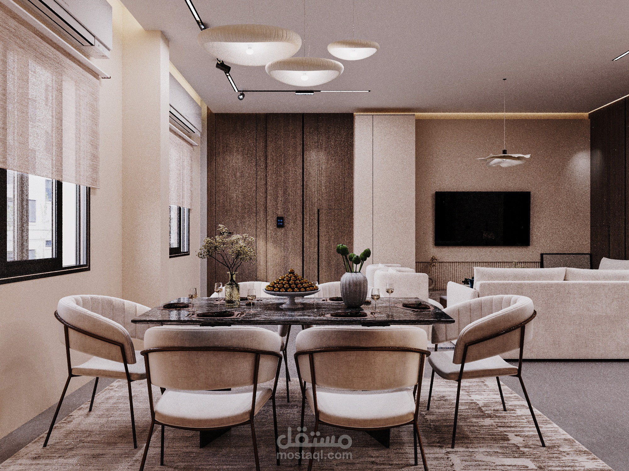 تصميم داخلي فيلات