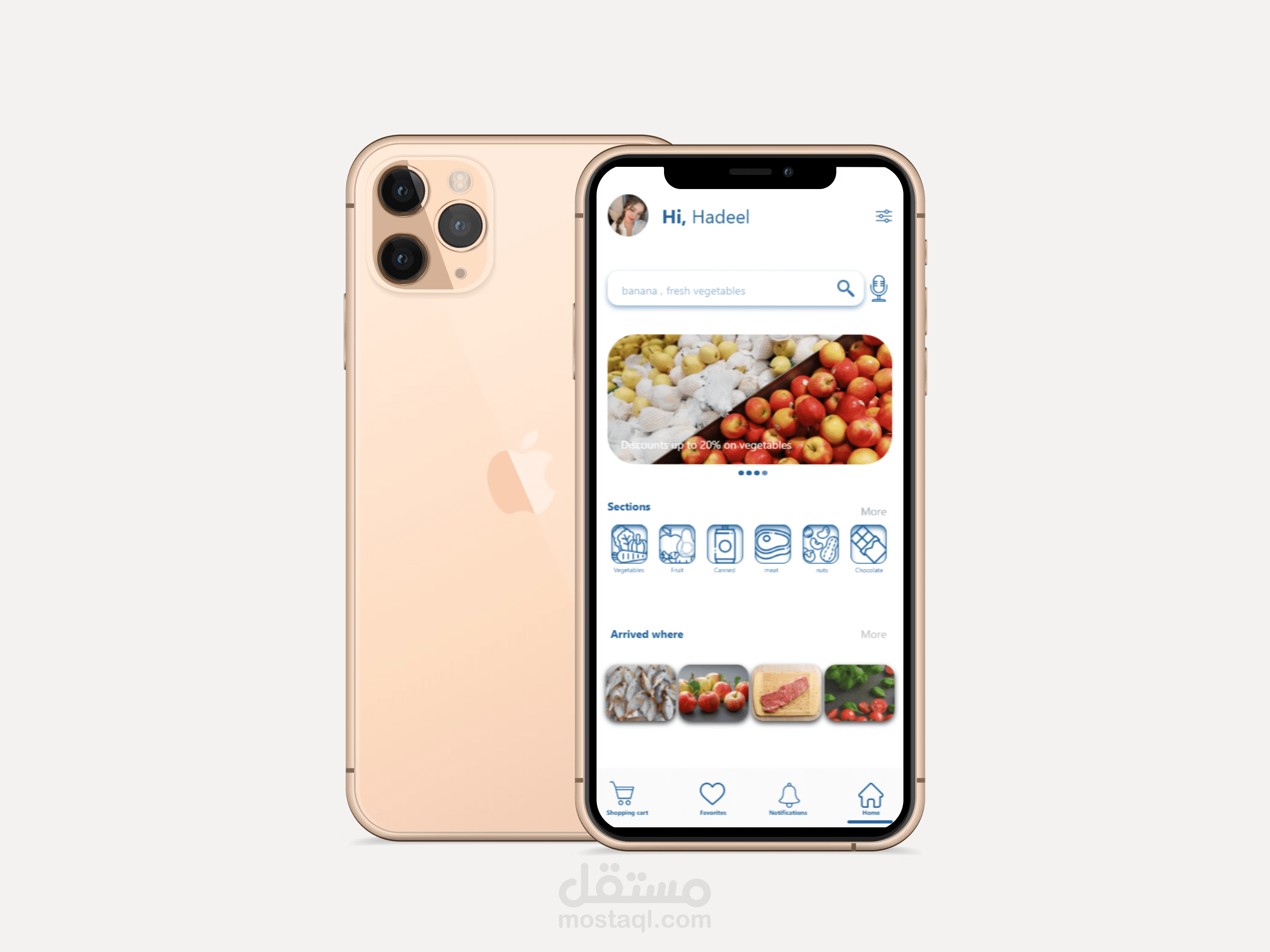 تطبيق "Fresh Basket" للتسوق من البقالة