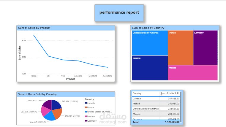 performance report