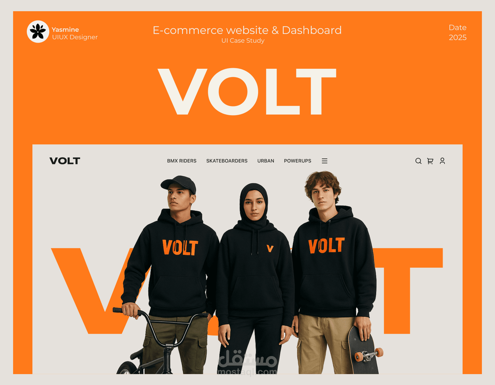 تصميم UI/UX لمنصة تجارة إلكترونية (e-commerce) ولوحة تحكم (dashboard) احترافية