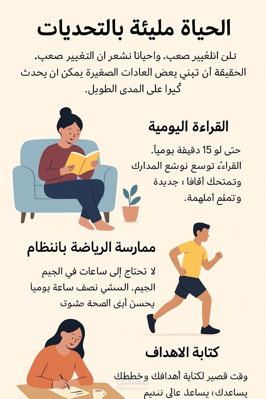 3 عادات بسيطة تغير حياتك للافضل