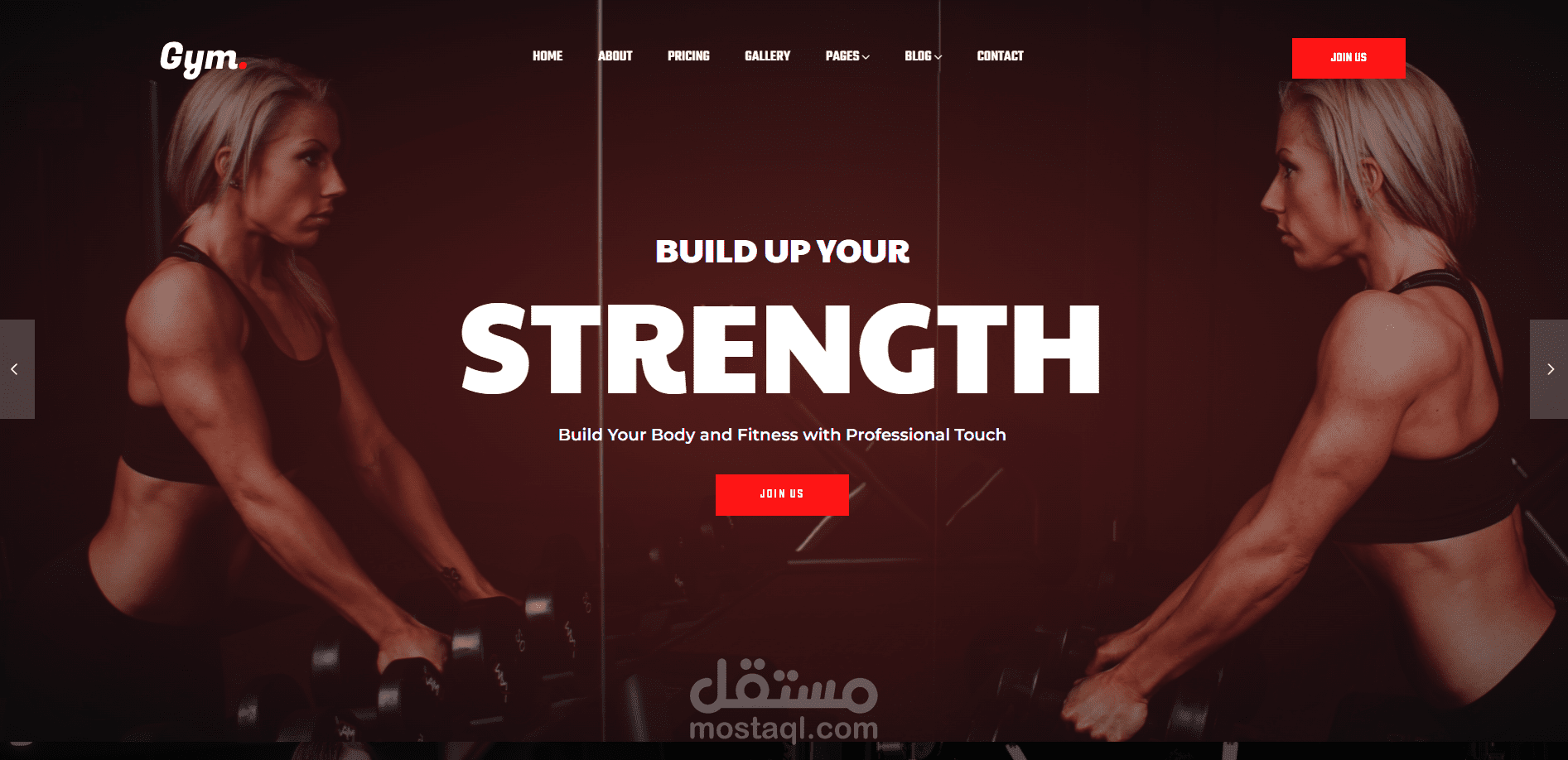 Gym Website