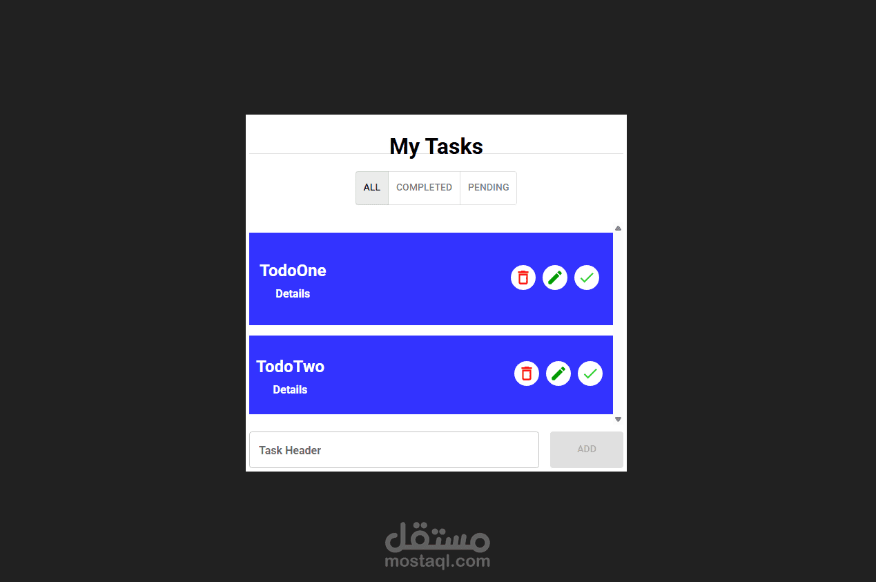 Todo app