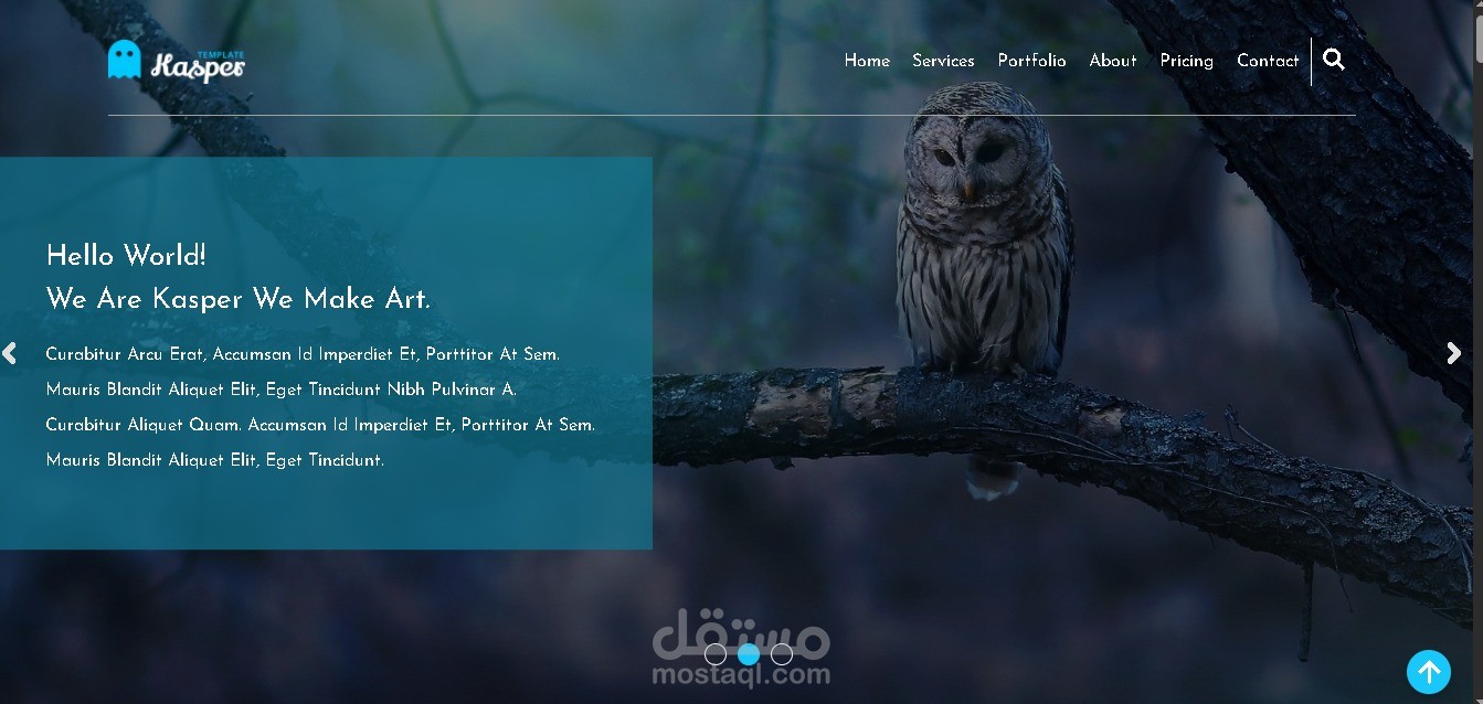 Kasper | Responsive Multipurpose Website Template