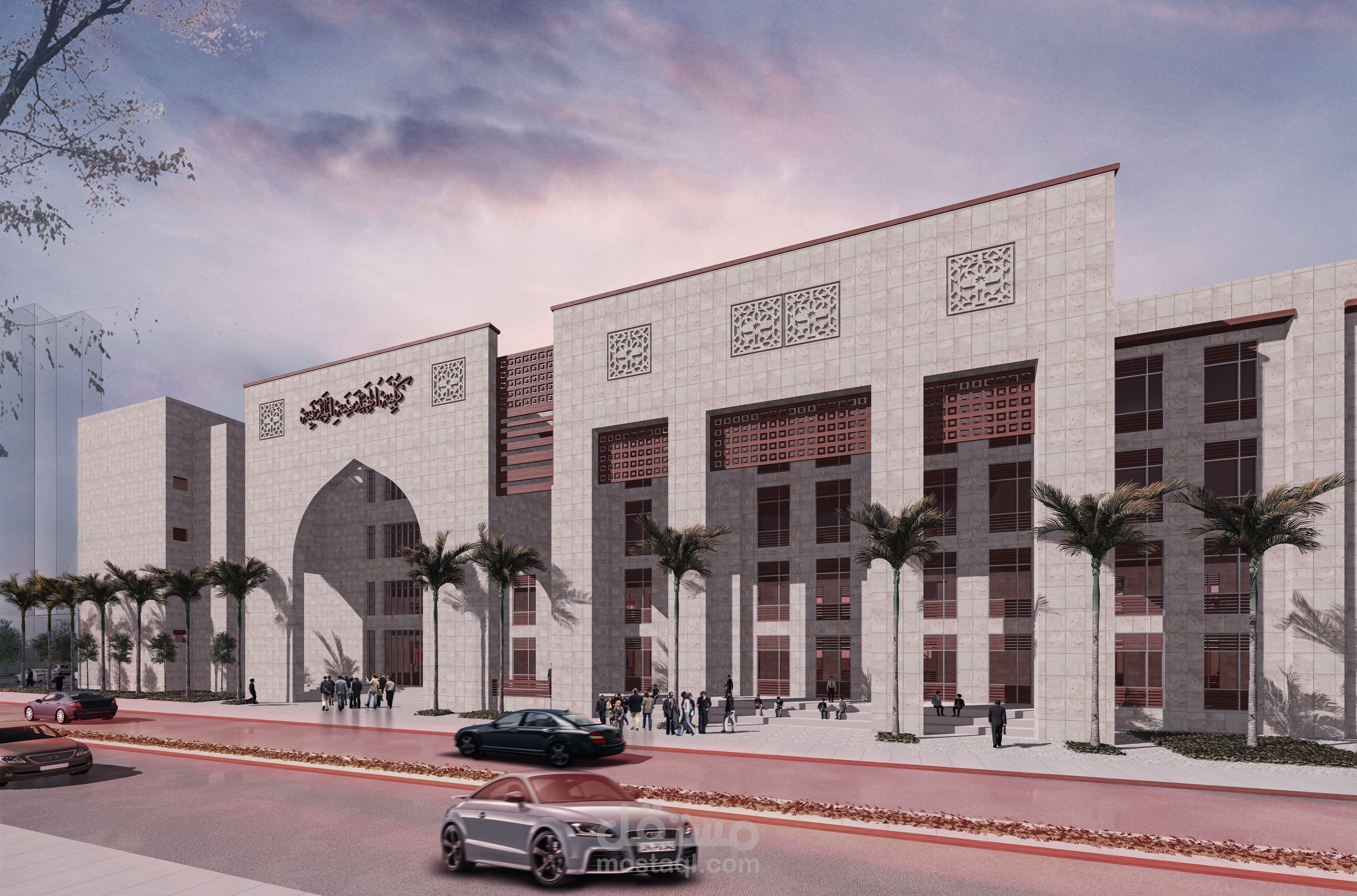 مقترح تطوير واجهات كليات هندسة بجامعة الأزهر