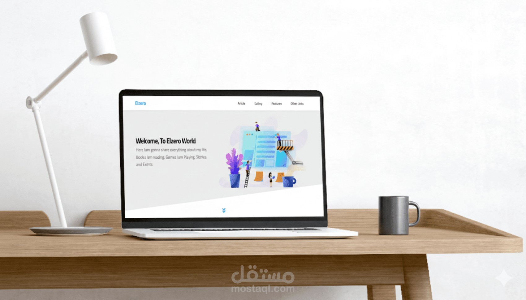 صفحة هبوط احترافية باستخدام Html&CSS