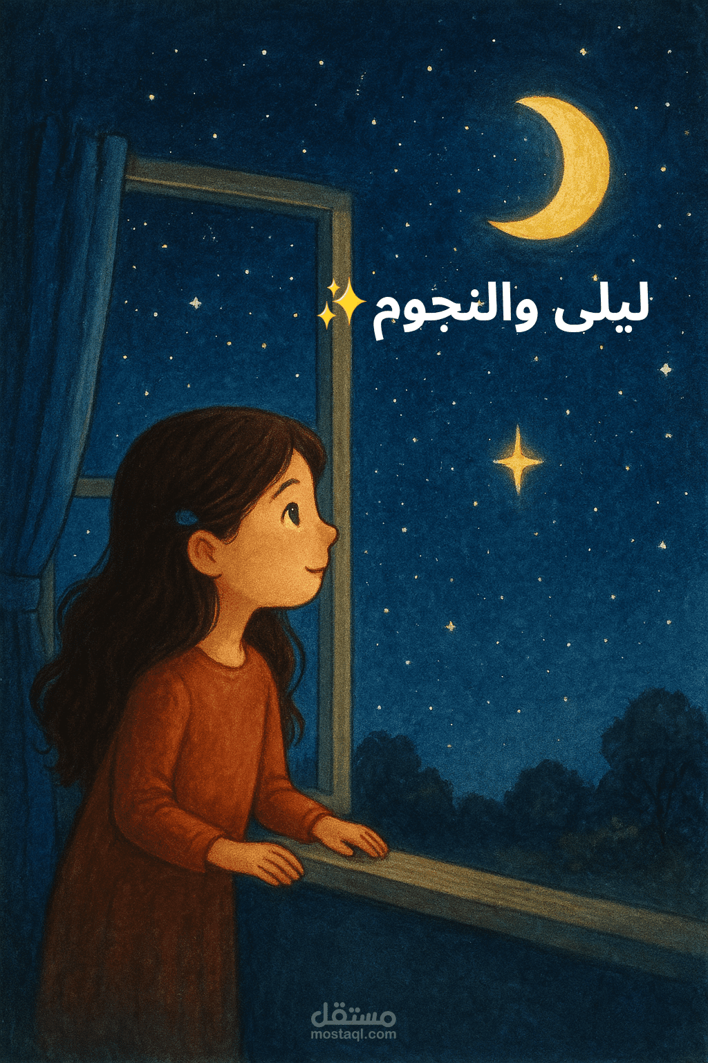 ليلى والسماء: حكاية أمنية بين النجوم"
