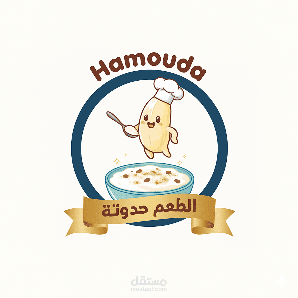 عمل لوجو لمنتج ارز بلبن من البيت