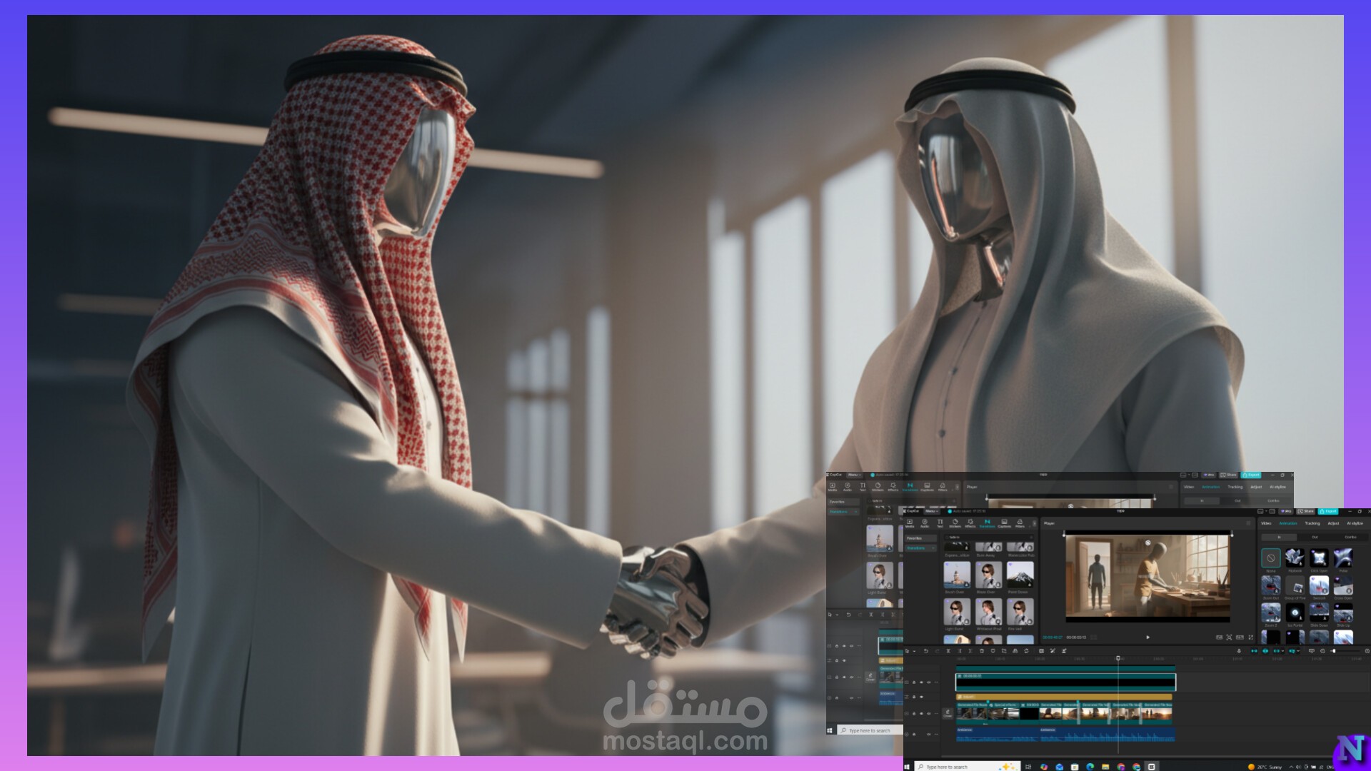 فيديو إعلاني يوازي ستايل تقنية بلندر (bye bye BLENDER)