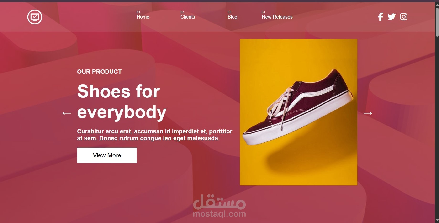 Landing Page for E-Commerce Store