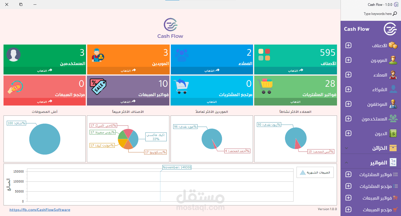 برنامج محاسبة ونقاط بيع
