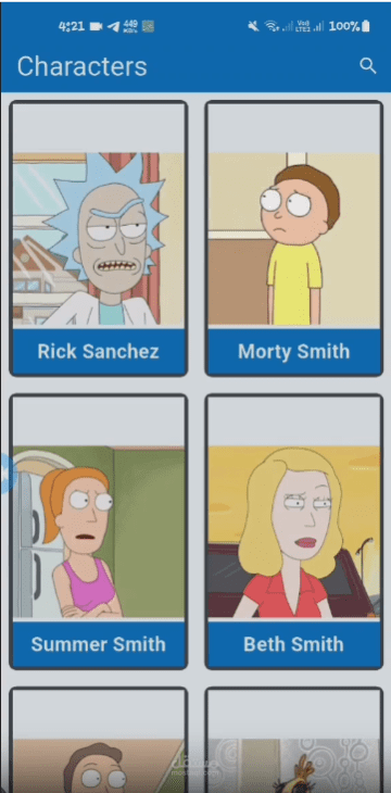 Rick&Morty Characters App