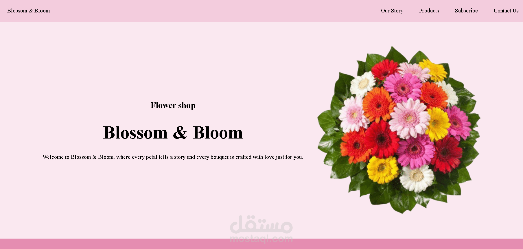 موقغ لمحل ورود - Florist website