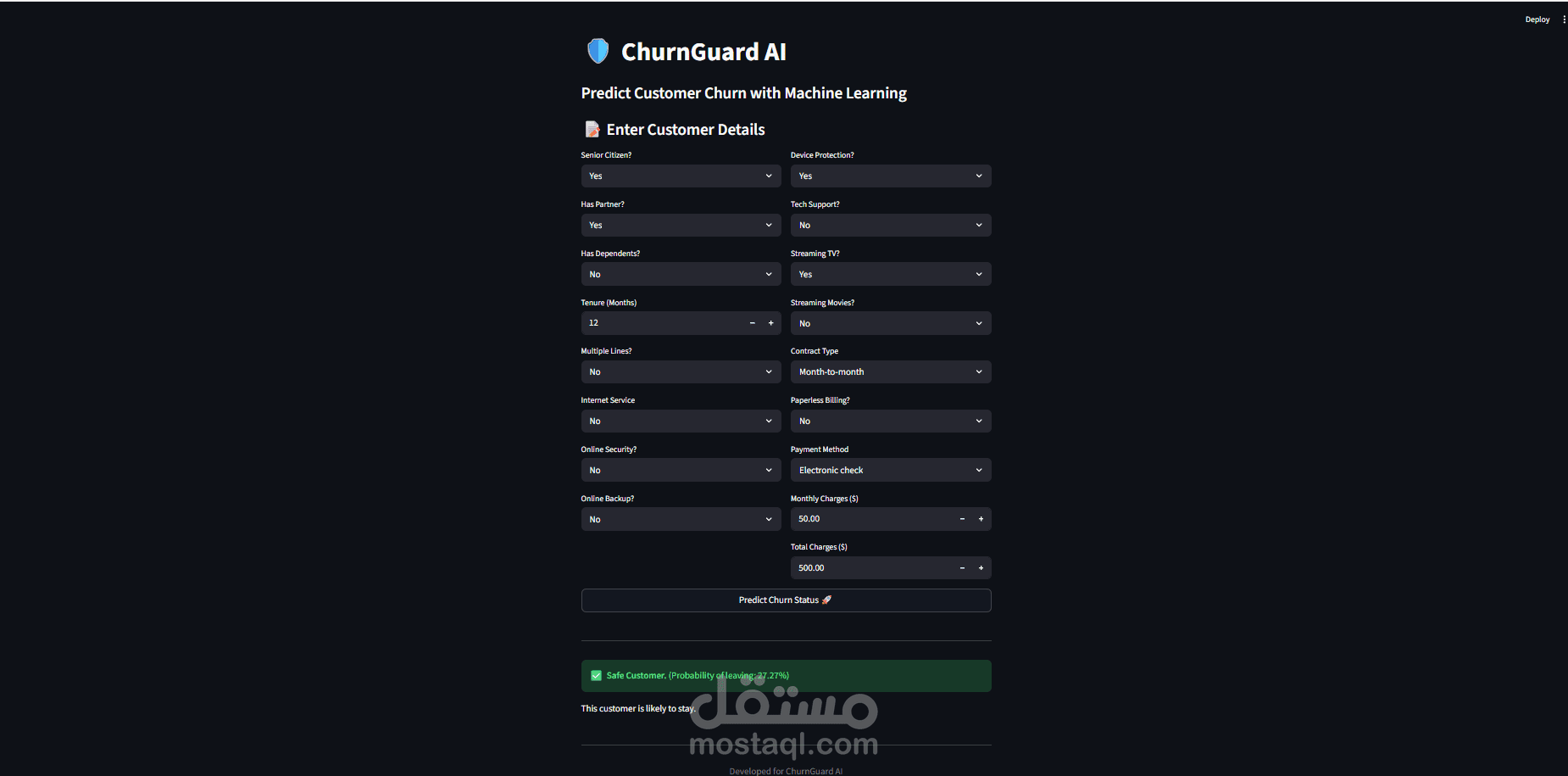 TeleChurn AI — Customer Churn Prediction System